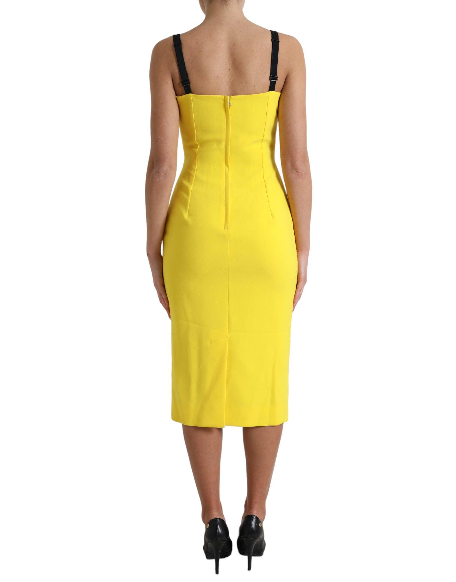 Dolce & Gabbana Sunshine Chic Sleeveless Midi Dress - Arichezz.store