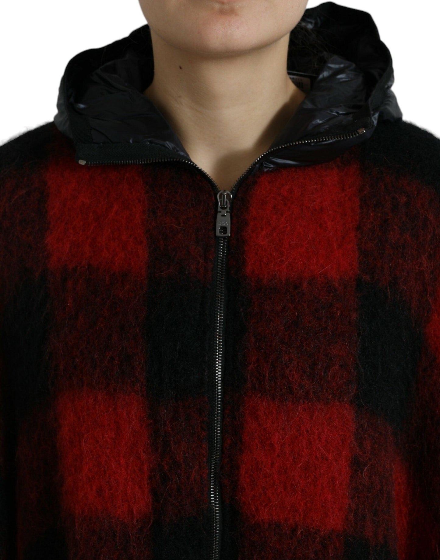 Dolce & Gabbana Buffalo Check Poncho Jacket - Arichezz.store