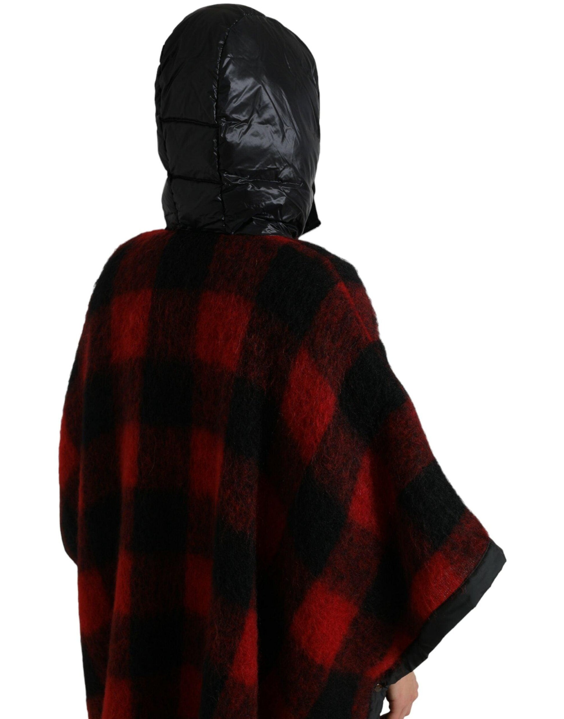 Dolce & Gabbana Buffalo Check Poncho Jacket - Arichezz.store