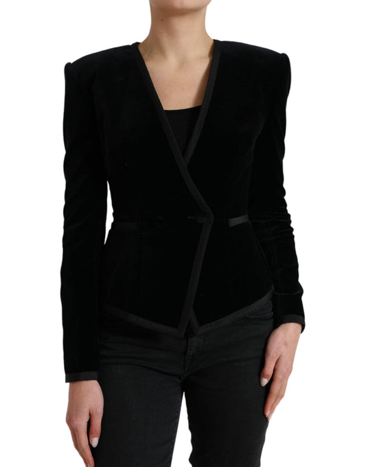 Dolce & Gabbana Double Breasted Cotton-Silk Blazer - Arichezz.store