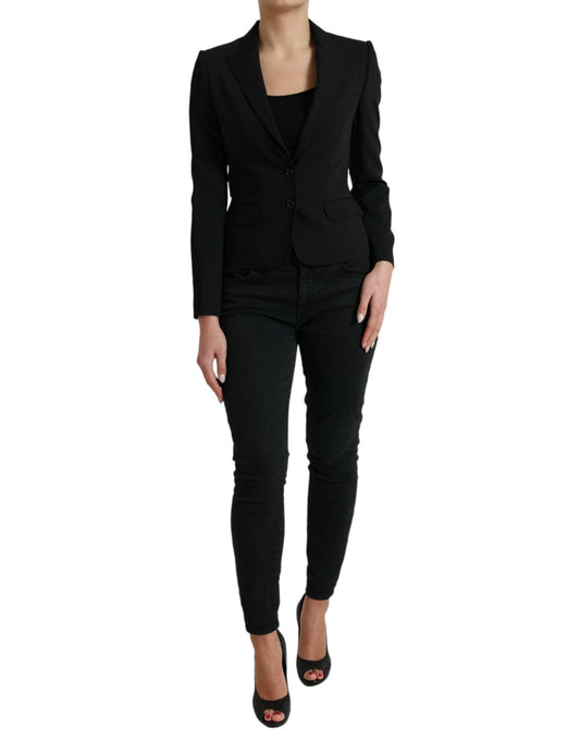 Dolce & Gabbana Chic Wool Blend Peak Lapel Blazer - Arichezz.store