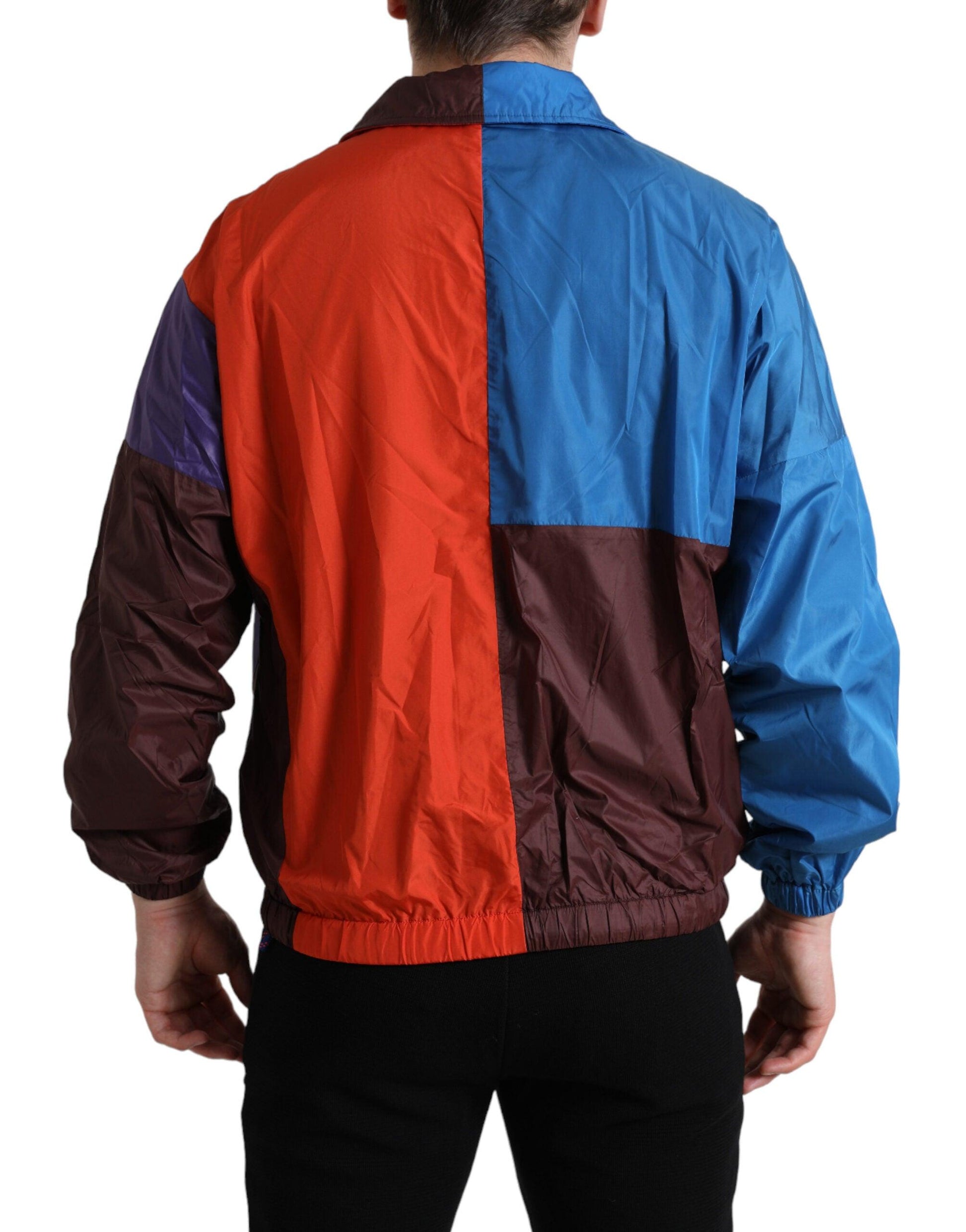 Dolce & Gabbana Multicolor Techno Fabric Windbreaker Jacket - Arichezz.store