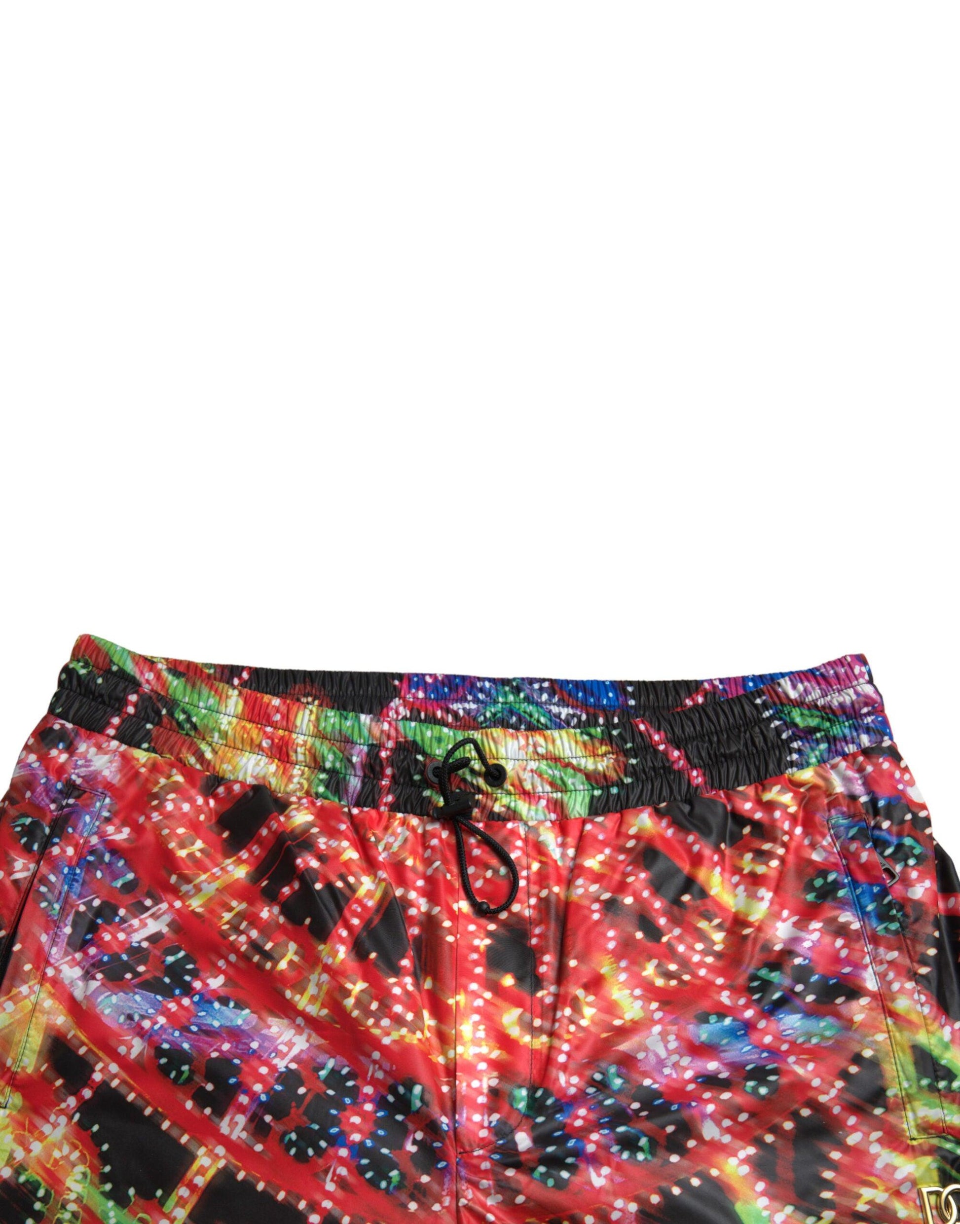 Dolce & Gabbana Elegant Luminary Print Bermuda Shorts - Arichezz.store