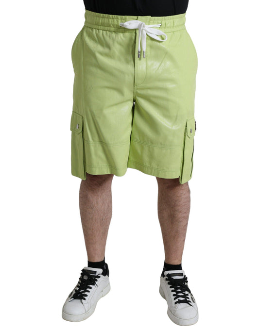 Dolce & Gabbana Chic Light Green Cotton Bermuda Shorts - Arichezz.store