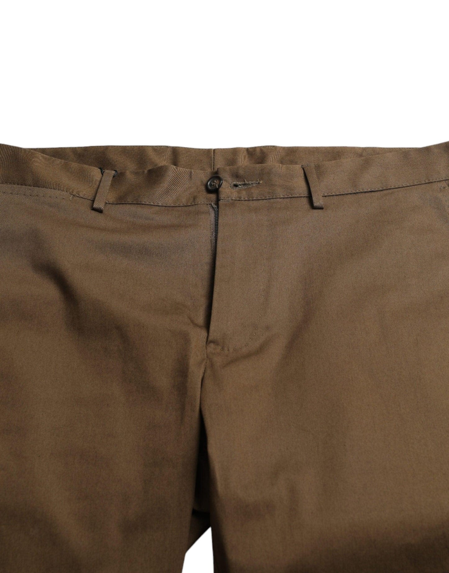 Dolce & Gabbana Chic Brown Bermuda Shorts with Logo Detail - Arichezz.store