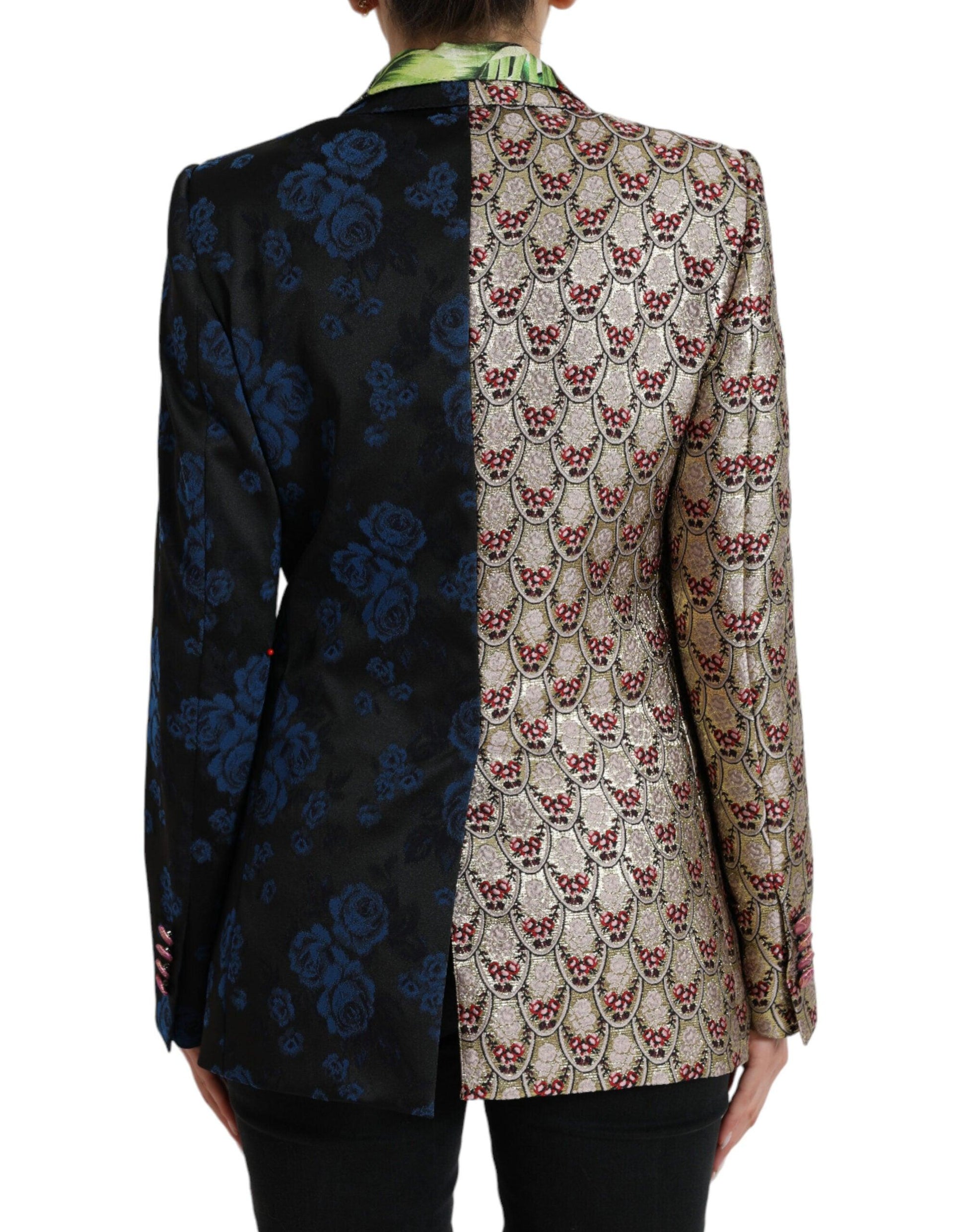 Dolce & Gabbana Multicolor Patchwork Blazer - Arichezz.store