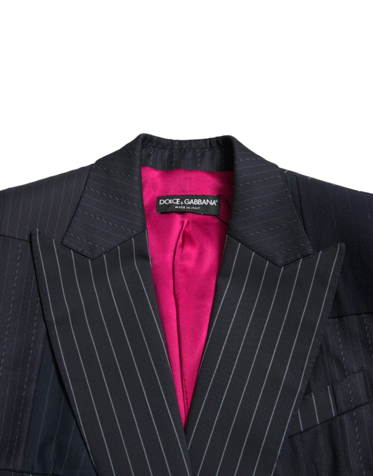 Dolce & Gabbana Elegant Striped Virgin Wool Blazer - Arichezz.store