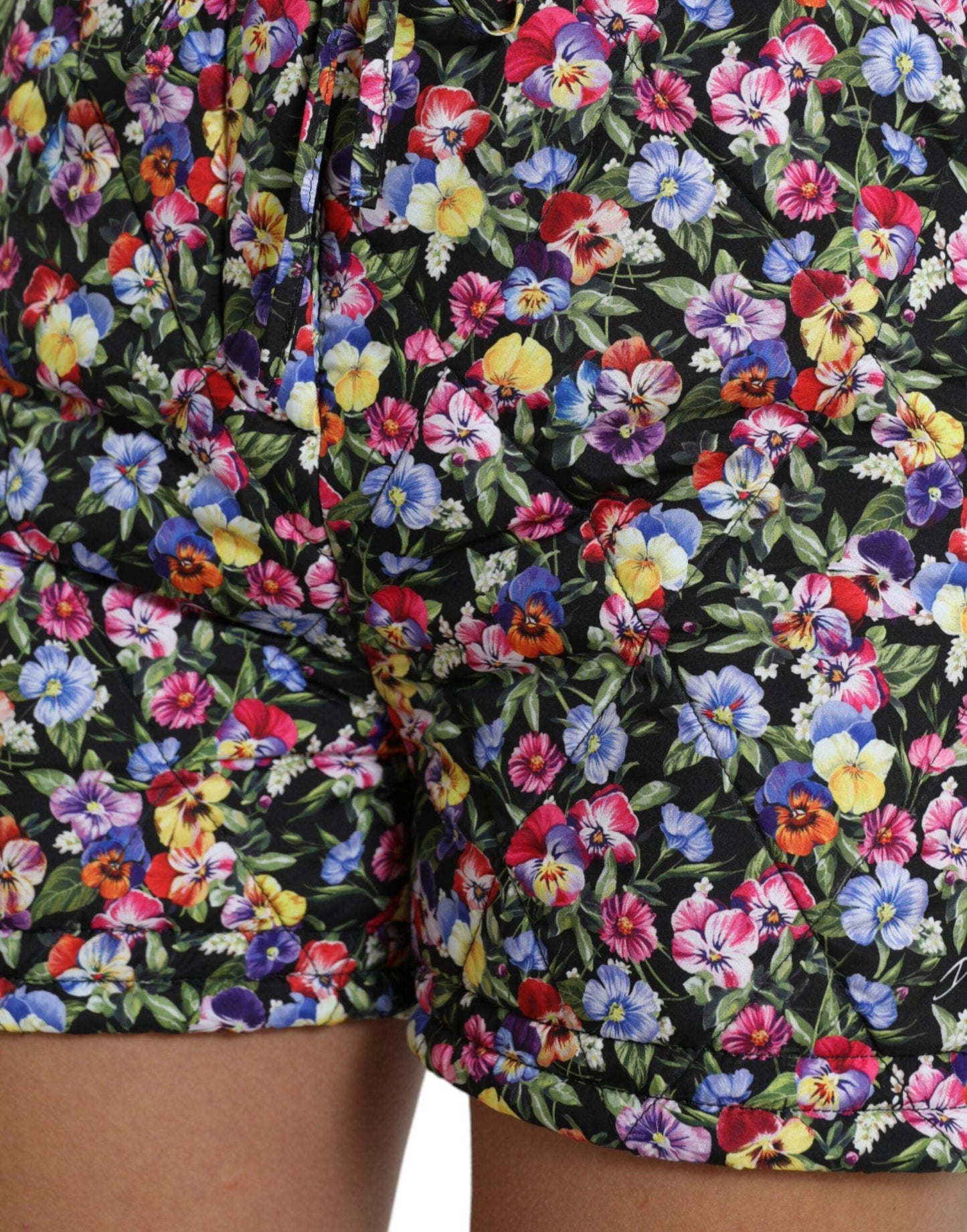 Dolce & Gabbana Vibrant High Waist Floral Shorts - Arichezz.store