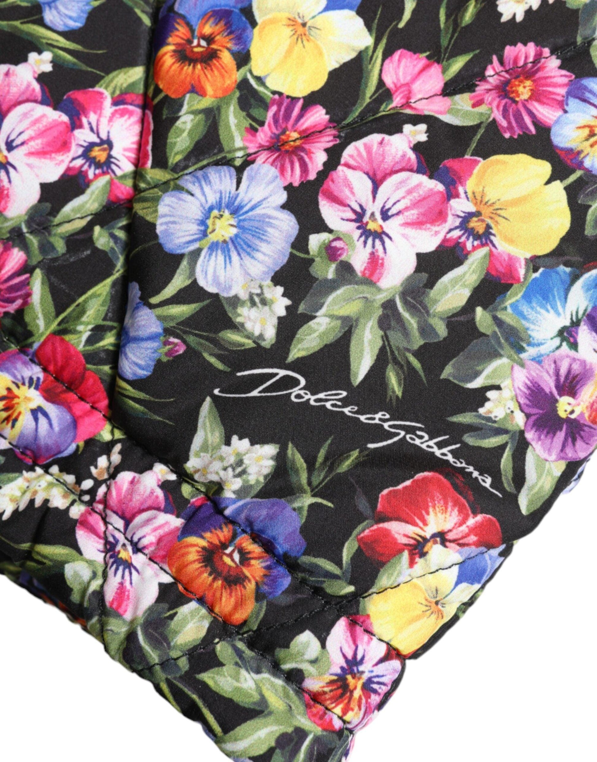 Dolce & Gabbana Vibrant High Waist Floral Shorts - Arichezz.store