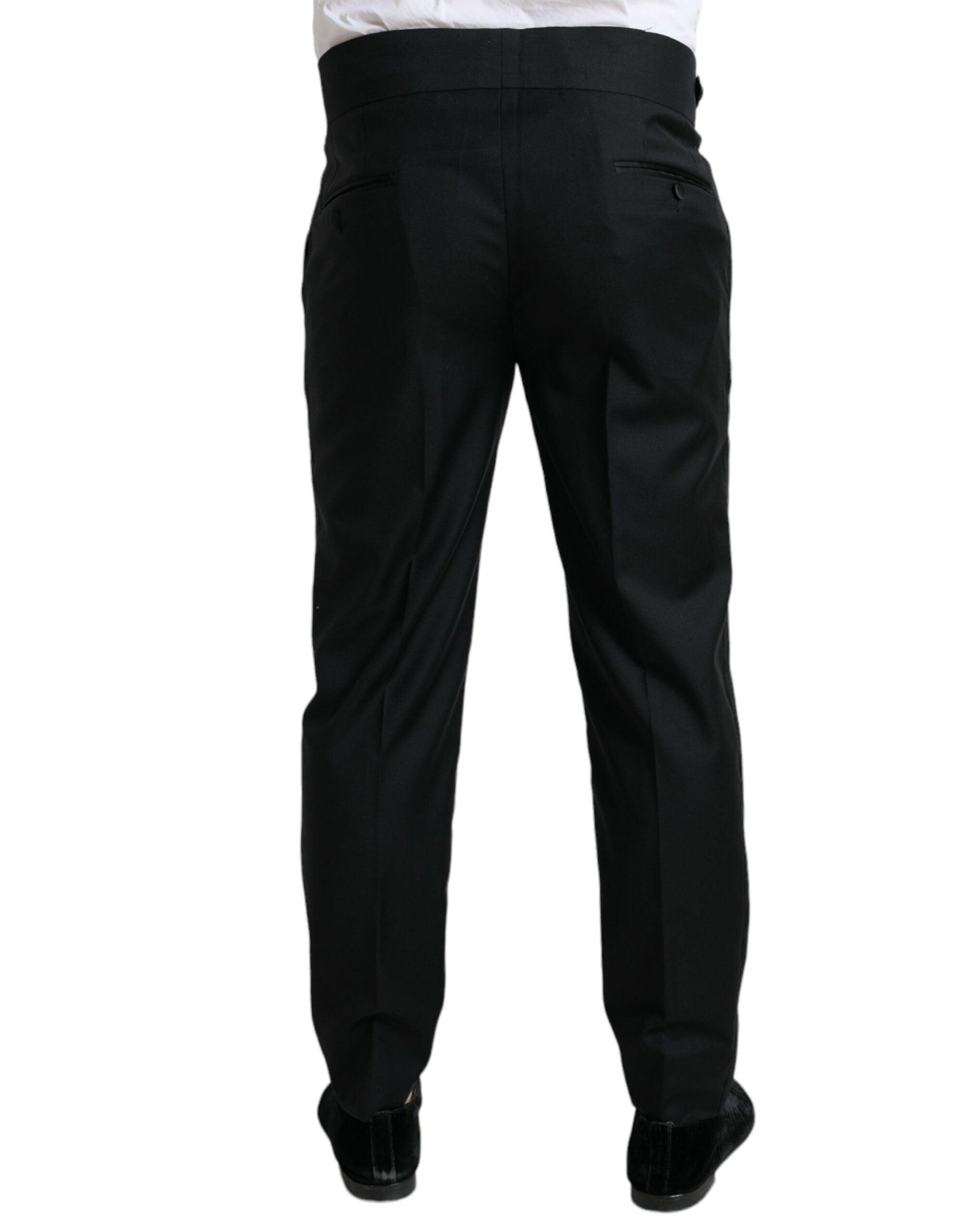 Dolce & Gabbana Elegant Slim Fit Wool Dress Pants - Arichezz.store