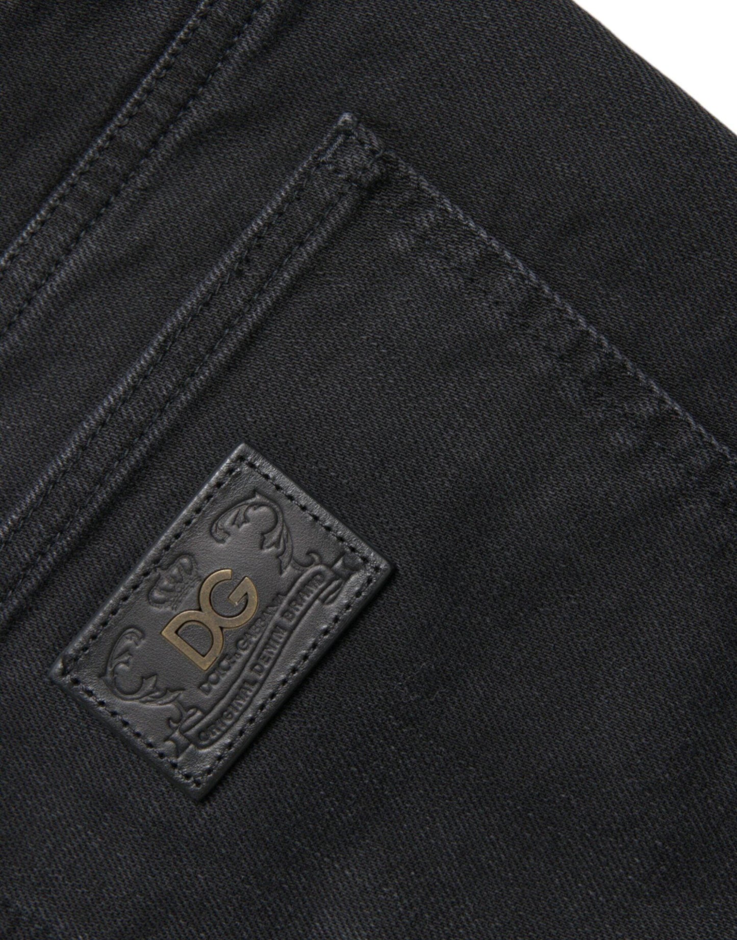 Dolce & Gabbana Chic Black Bermuda Denim Shorts - Arichezz.store