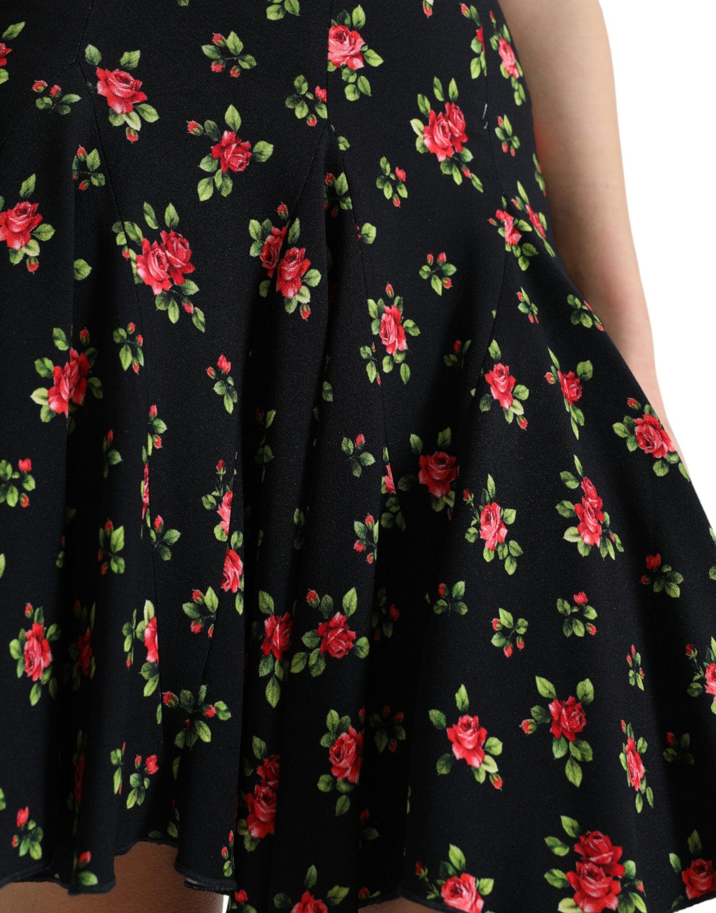 Dolce & Gabbana Floral A-Line Mini Skirt with High Waist - Arichezz.store