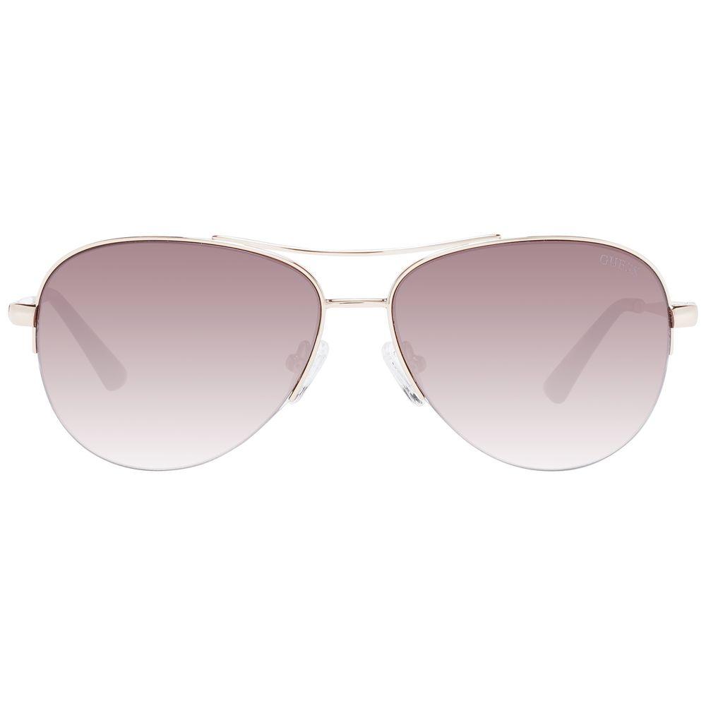 Guess Gold Unisex Sunglasses