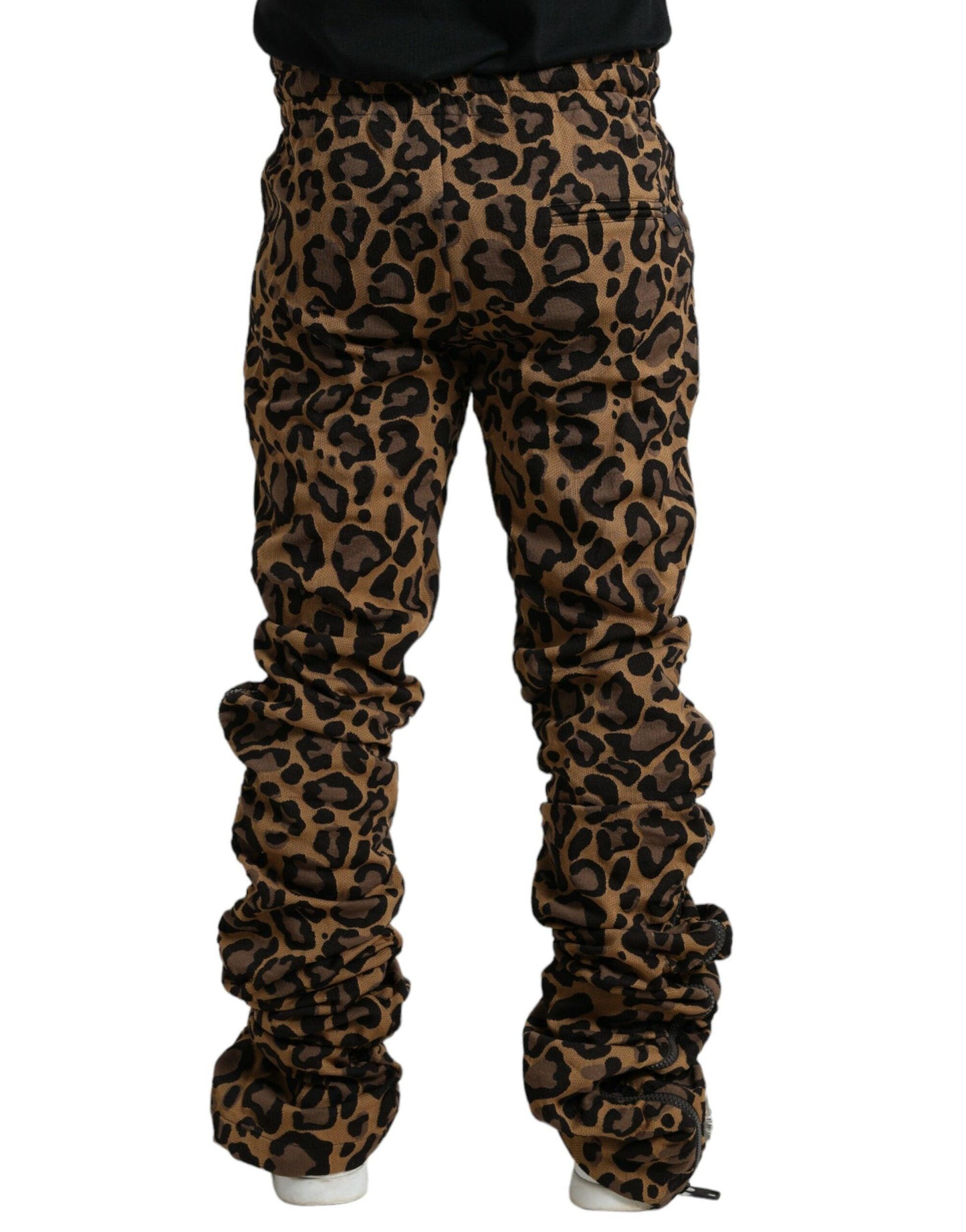 Dolce & Gabbana Chic Leopard Print Jogger Pants - Arichezz.store