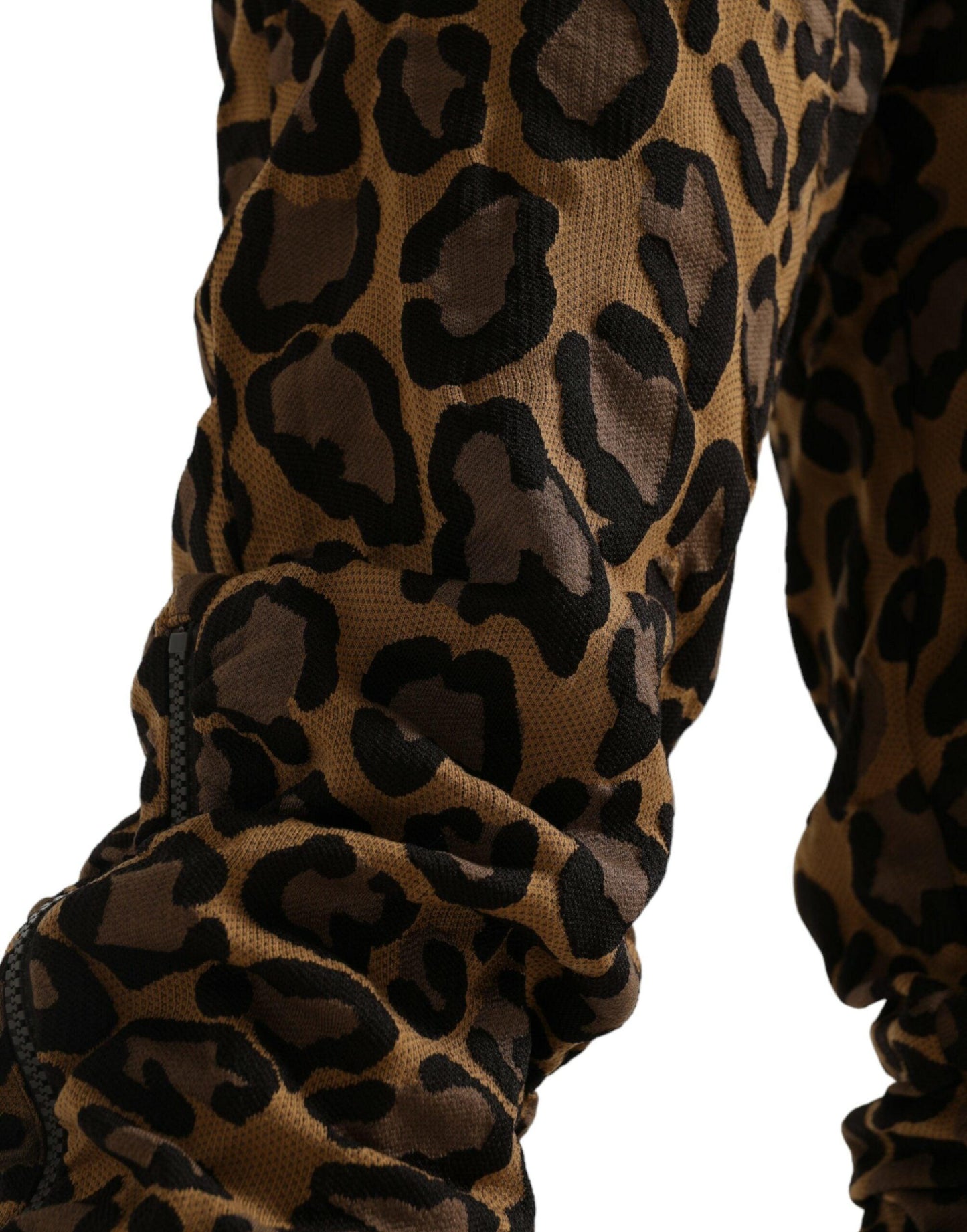 Dolce & Gabbana Chic Leopard Print Jogger Pants - Arichezz.store