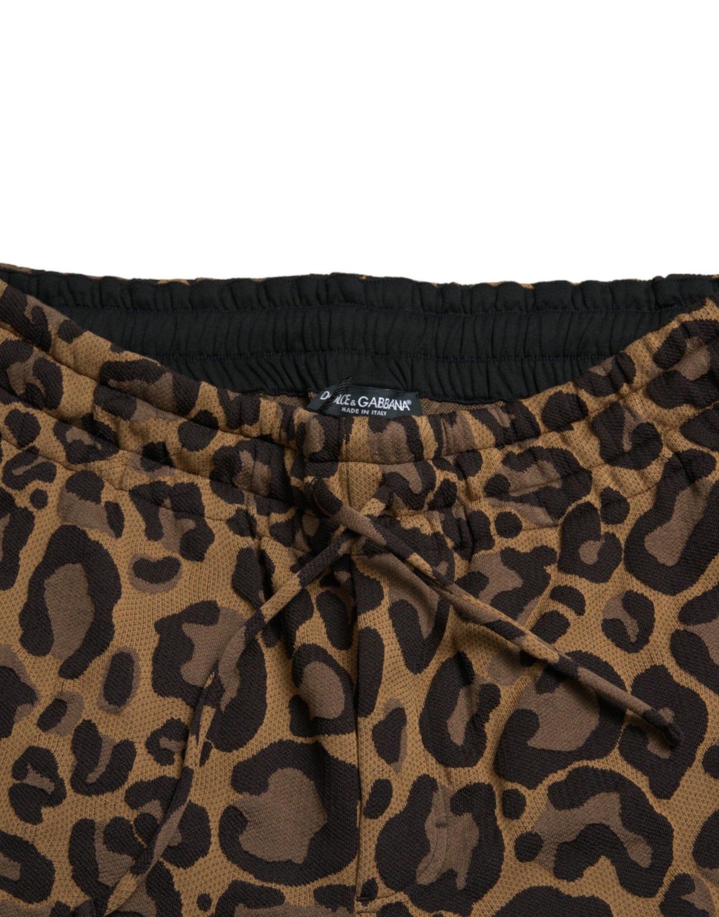 Dolce & Gabbana Chic Leopard Print Jogger Pants - Arichezz.store