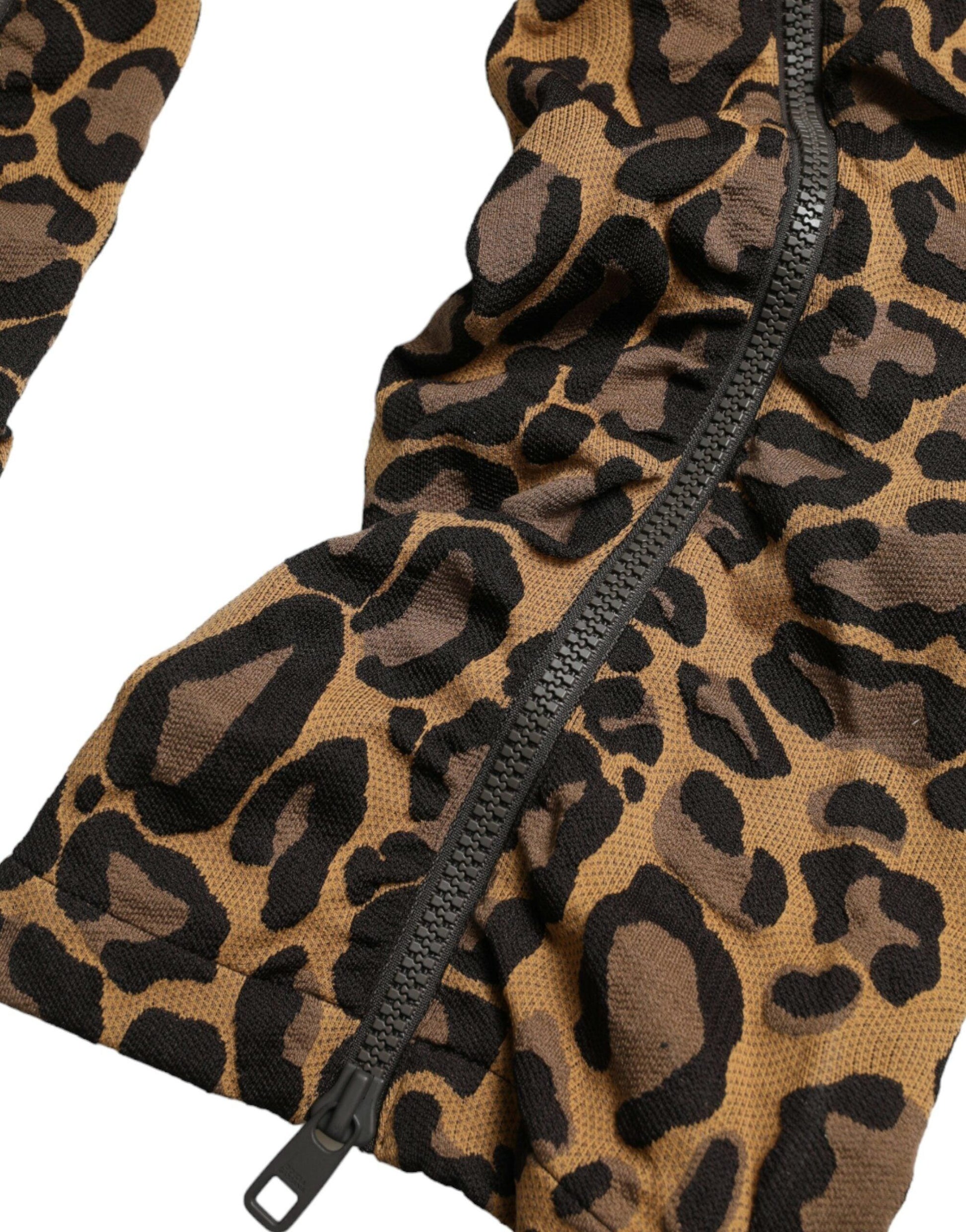 Dolce & Gabbana Chic Leopard Print Jogger Pants - Arichezz.store