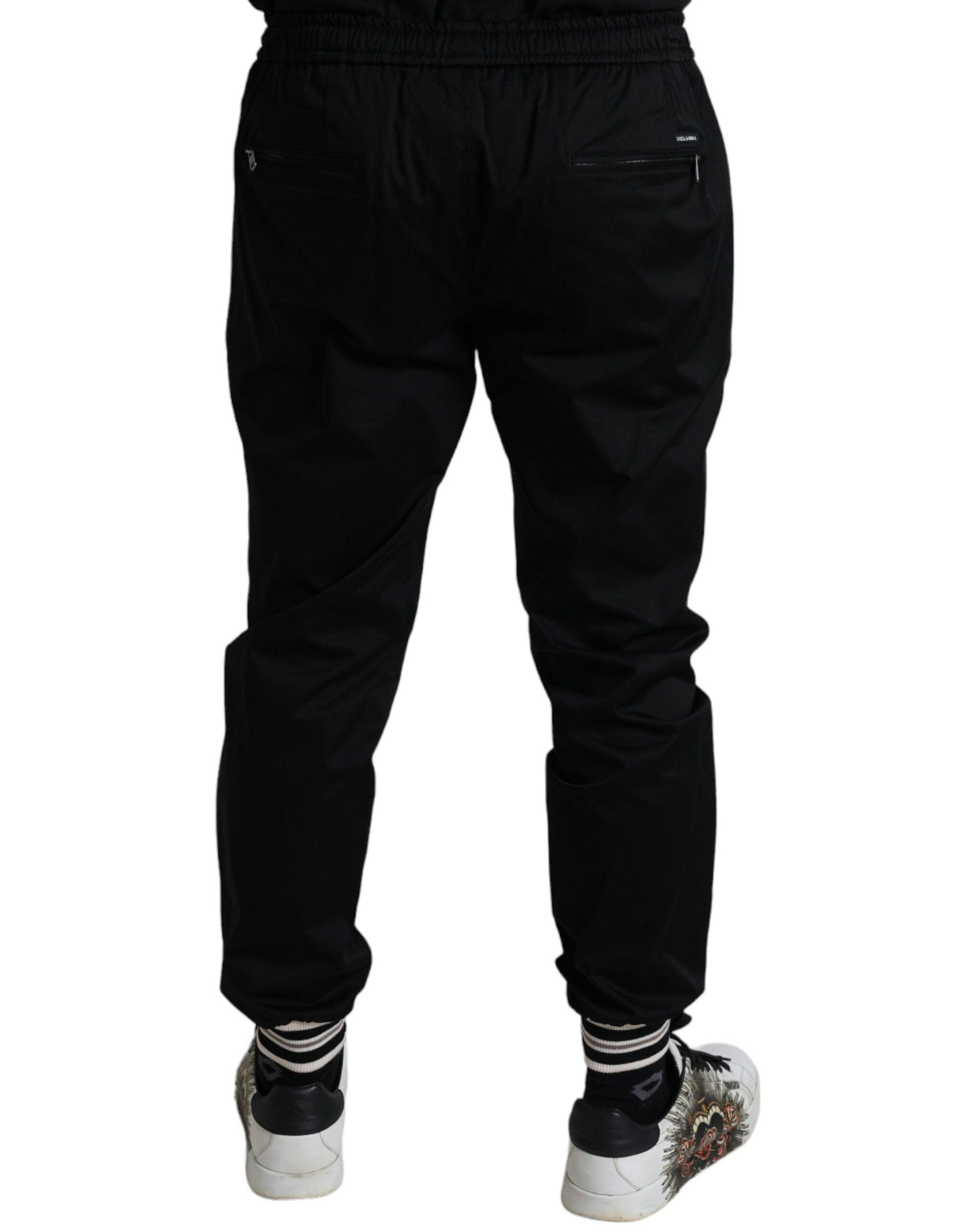 Dolce & Gabbana Sleek Skinny Cotton Jogger Pants - Arichezz.store