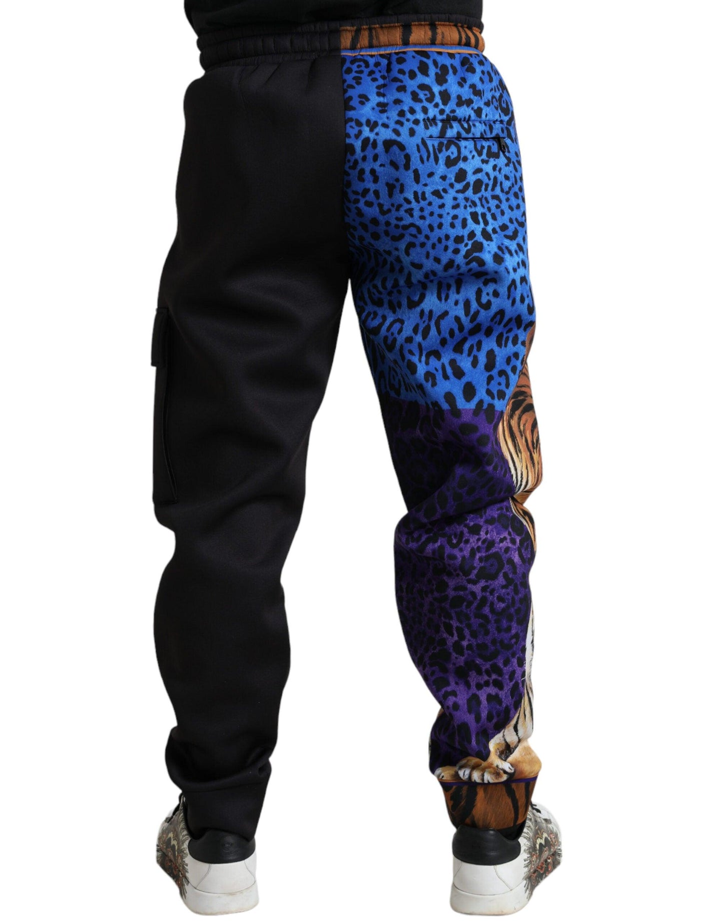 Dolce & Gabbana Elegant Tiger Print Joggers - Arichezz.store