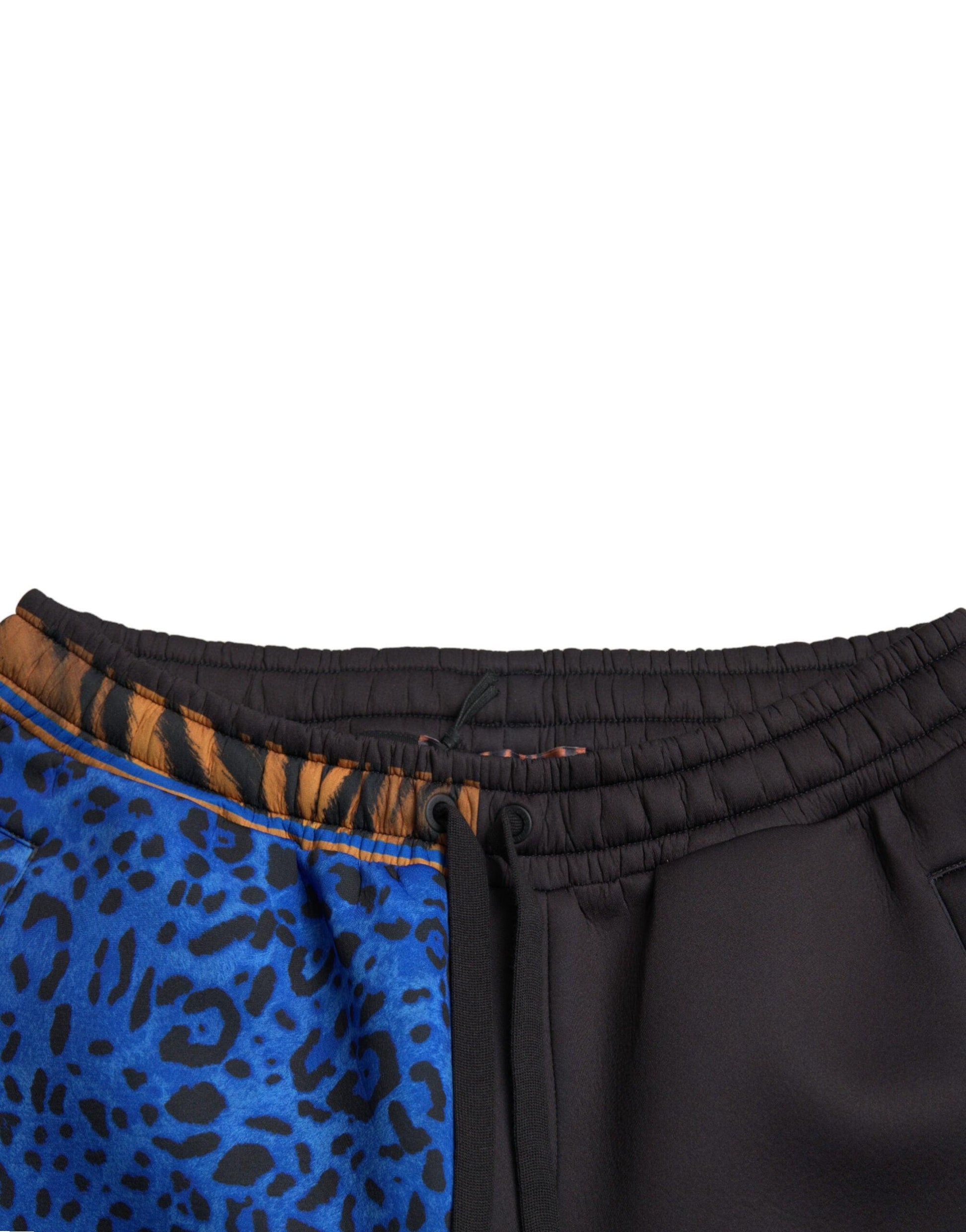 Dolce & Gabbana Elegant Tiger Print Joggers - Arichezz.store