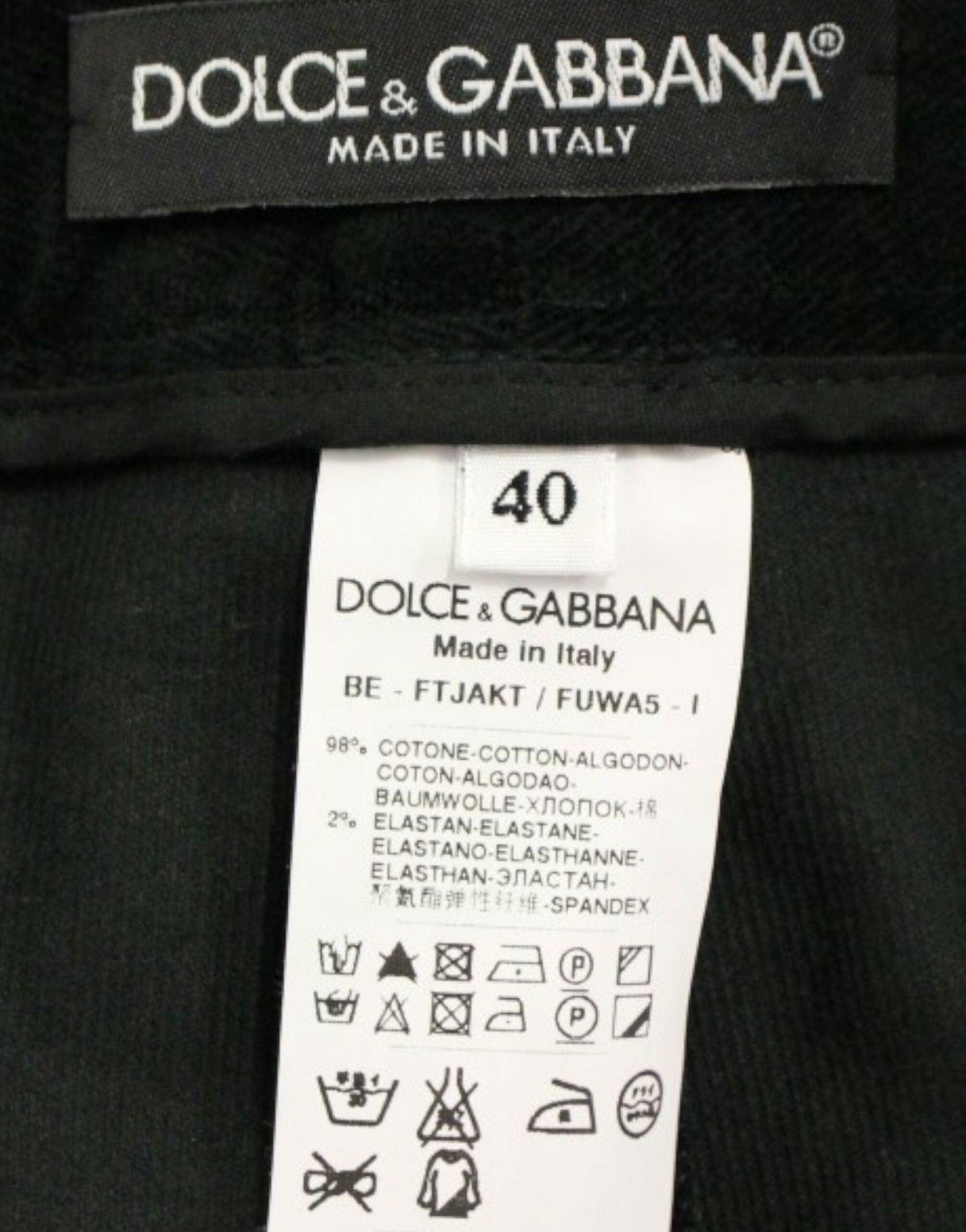 Dolce & Gabbana Elegant Designer Black Shorts - Arichezz.store