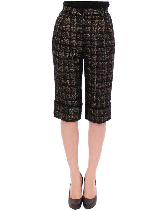 Dolce & Gabbana Elegant Designer Woven Shorts - Arichezz.store