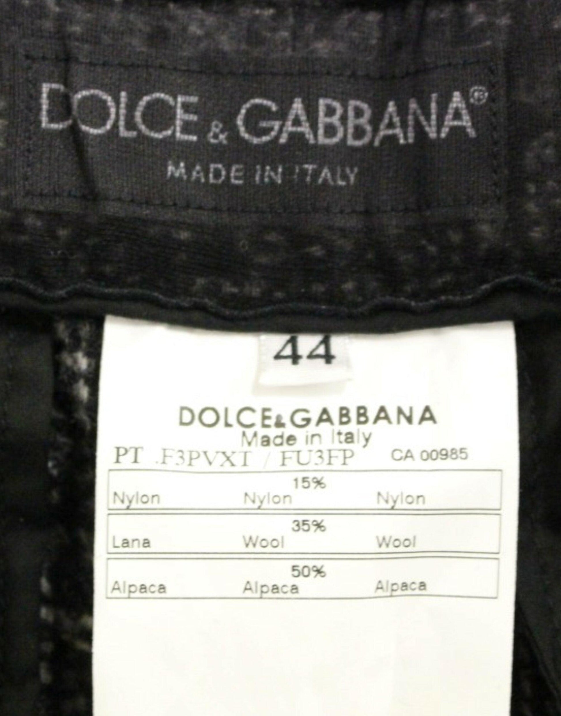 Dolce & Gabbana Elegant Gray Alpaca Blend Shorts - Arichezz.store