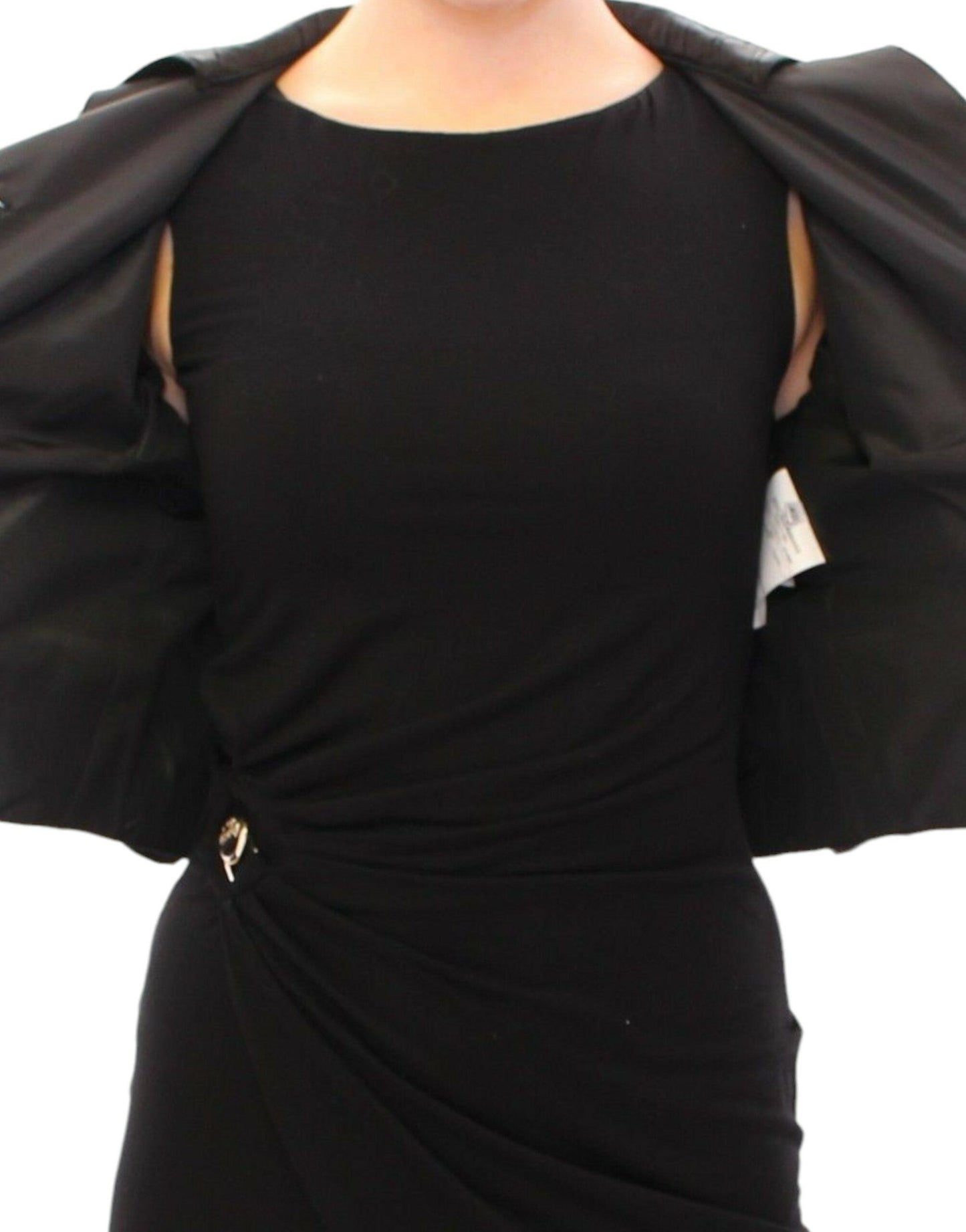 Dolce & Gabbana Elegant Black Bolero Shrug Jacket - Arichezz.store