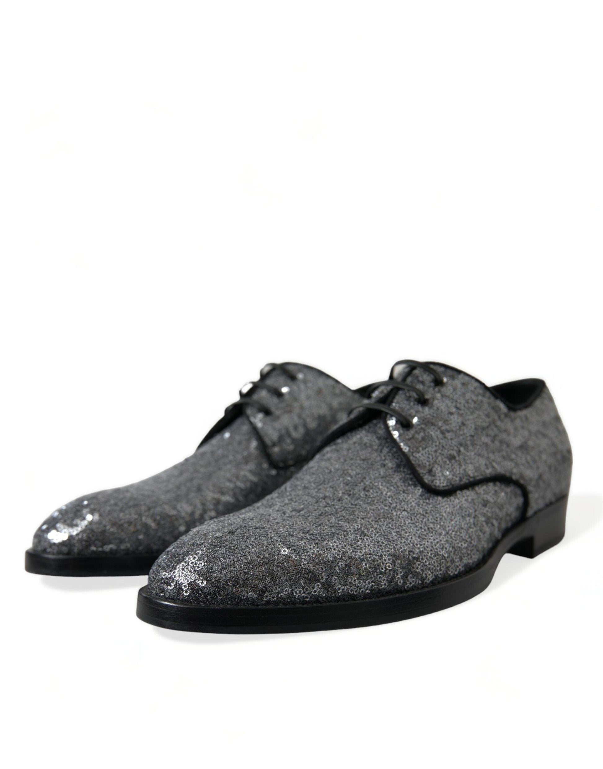 Dolce & Gabbana Exquisite Sequined Derby Dress Shoes - Arichezz.store