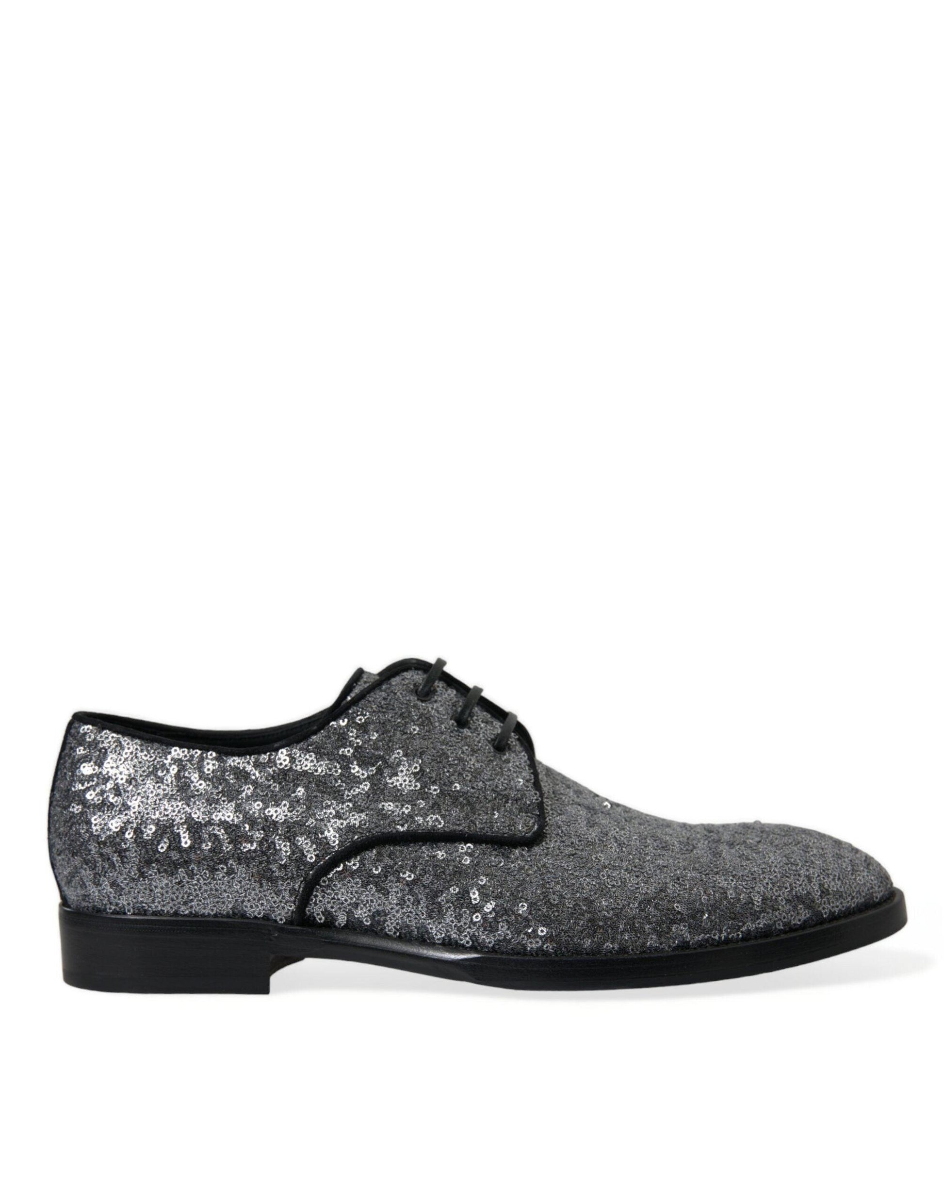 Dolce & Gabbana Exquisite Sequined Derby Dress Shoes - Arichezz.store