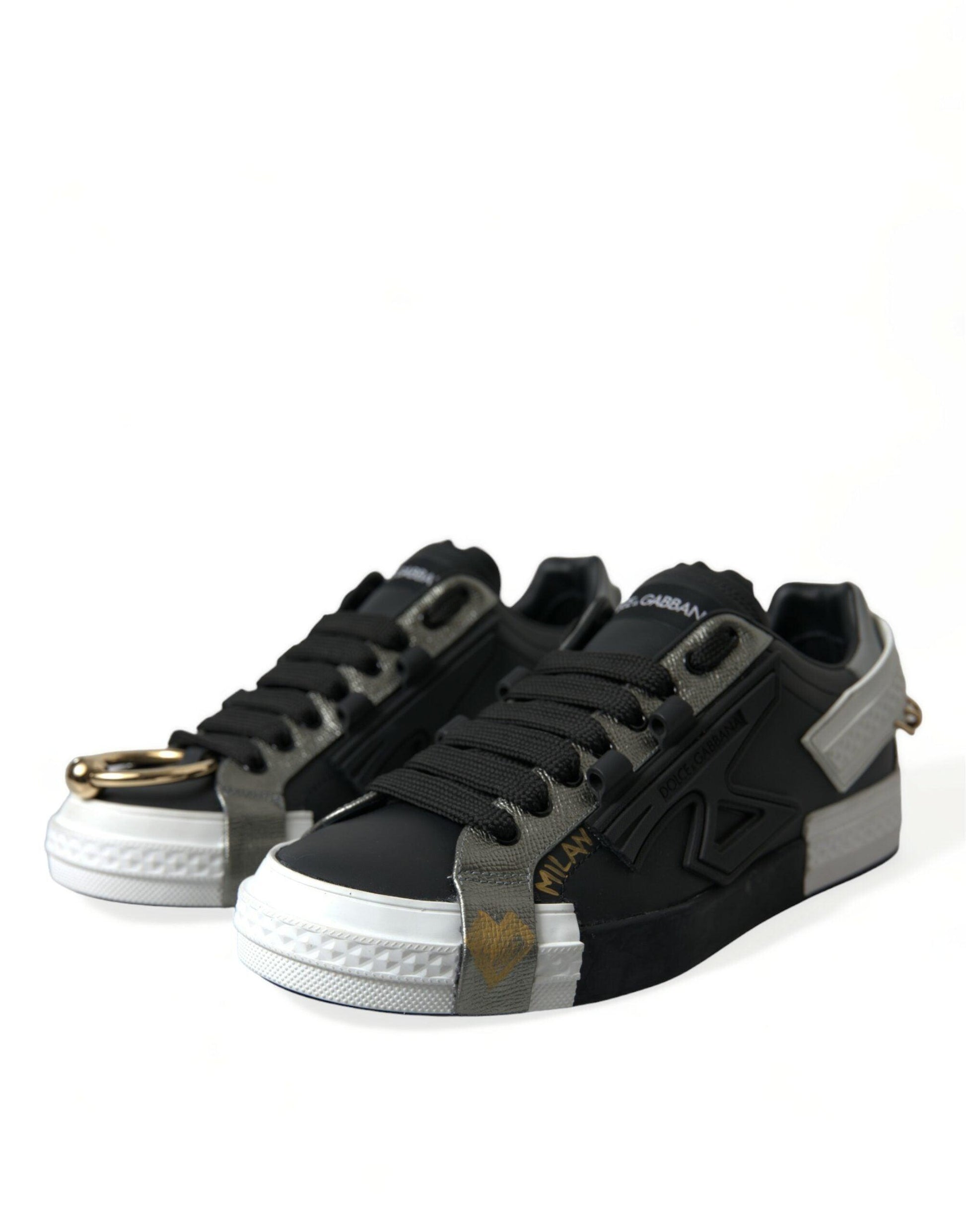 Dolce & Gabbana Elegant Calfskin Low Top Sneakers - Arichezz.store