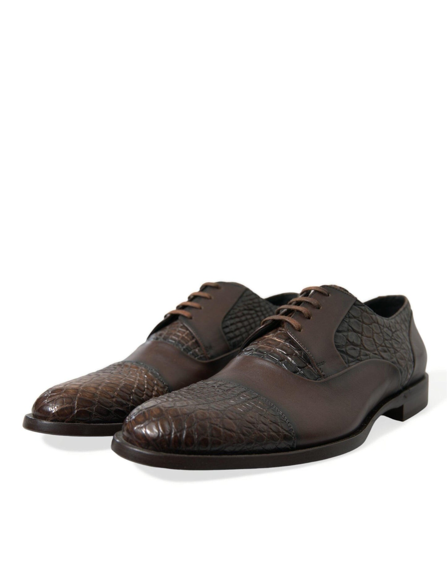 Dolce & Gabbana Elegant Textured Leather Oxford Dress Shoes - Arichezz.store