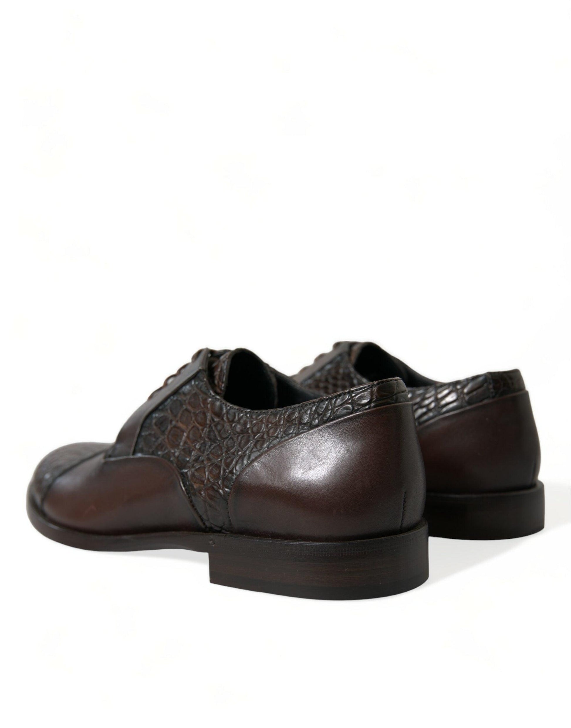 Dolce & Gabbana Elegant Textured Leather Oxford Dress Shoes - Arichezz.store