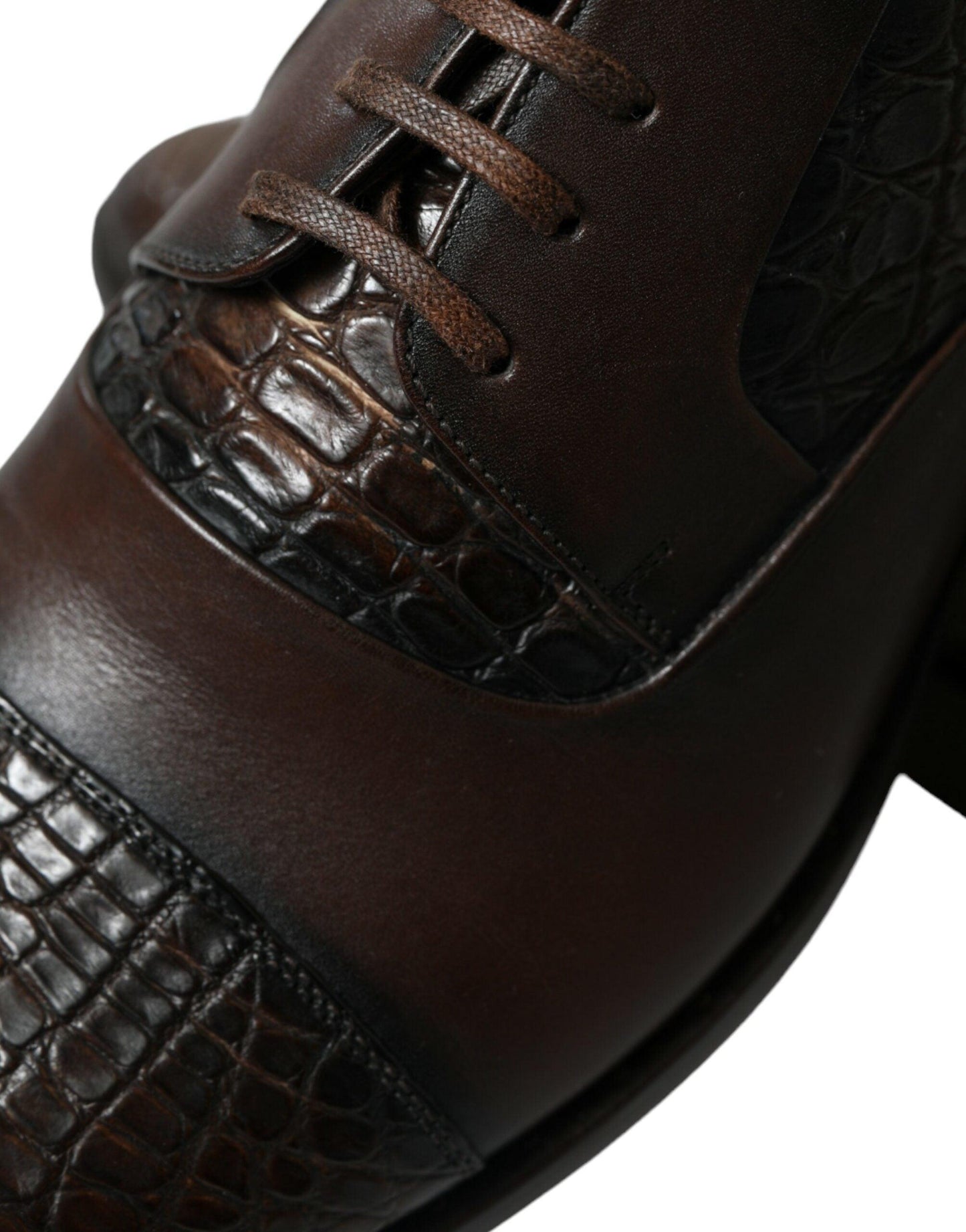 Dolce & Gabbana Elegant Textured Leather Oxford Dress Shoes - Arichezz.store