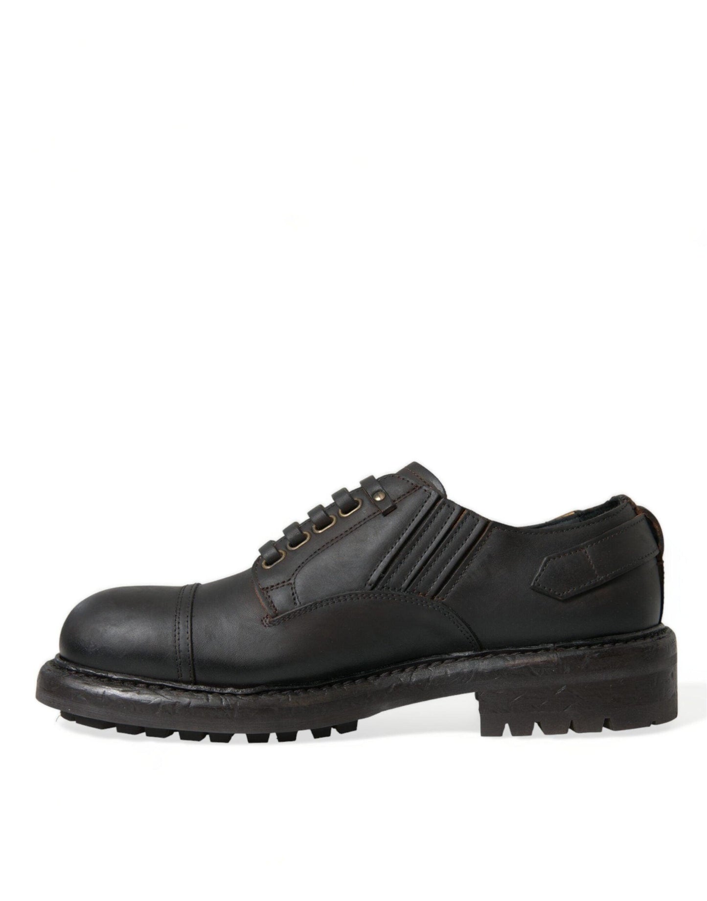 Dolce & Gabbana Elegant Mens Leather Derby Dress Shoes - Arichezz.store