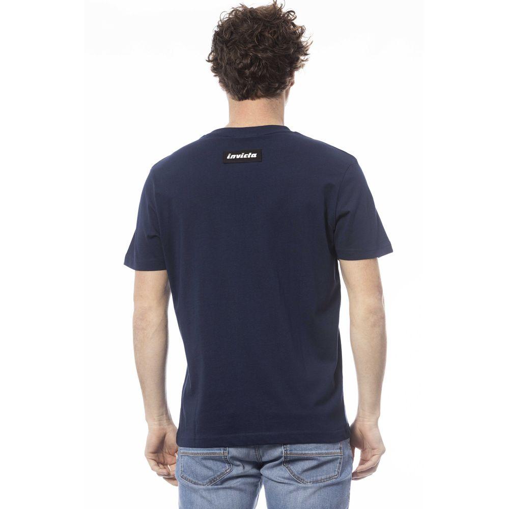 Invicta Blue Cotton Men T-Shirt - Arichezz.store