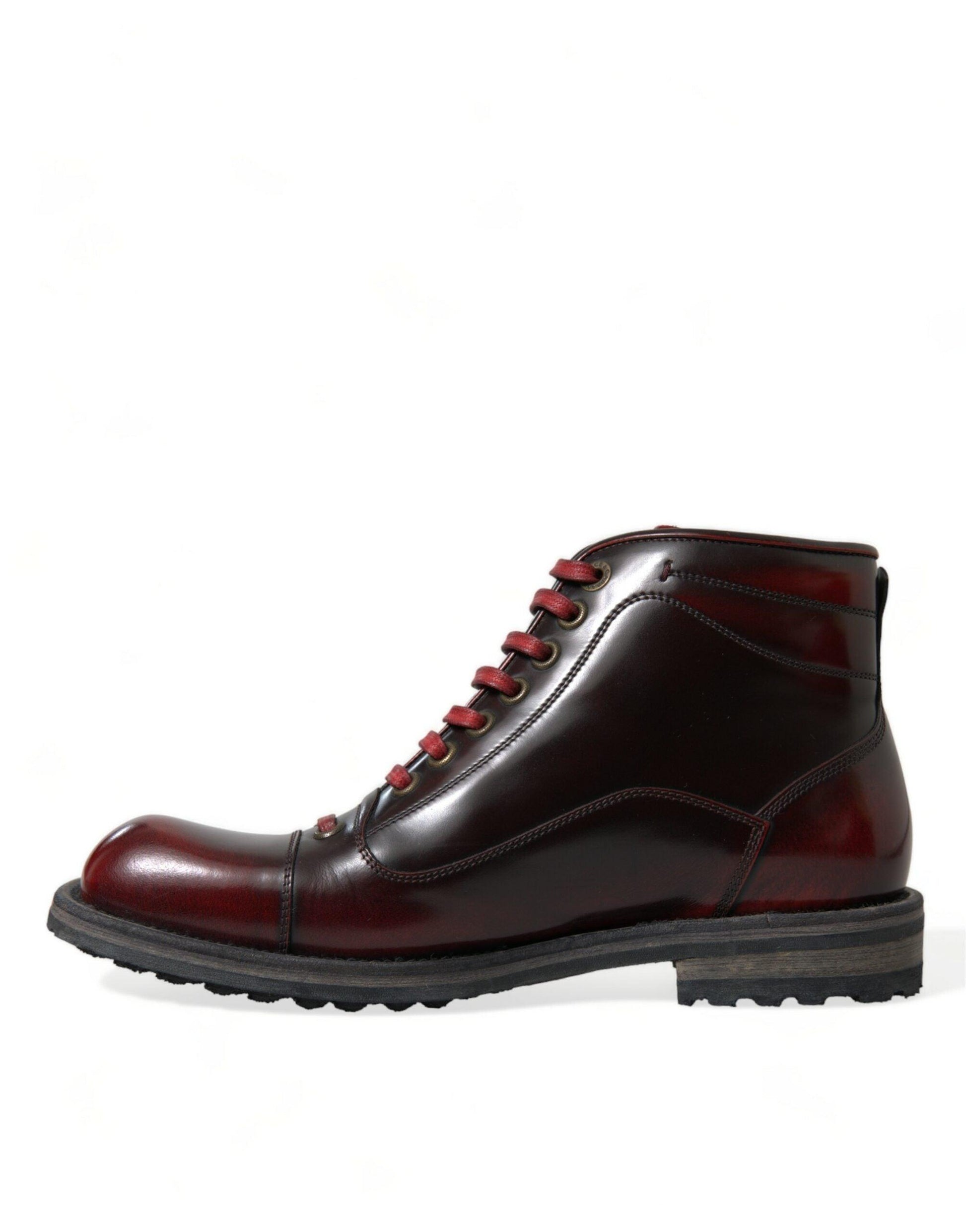 Dolce & Gabbana Dapper Dual-Tone Leather Ankle Boots - Arichezz.store