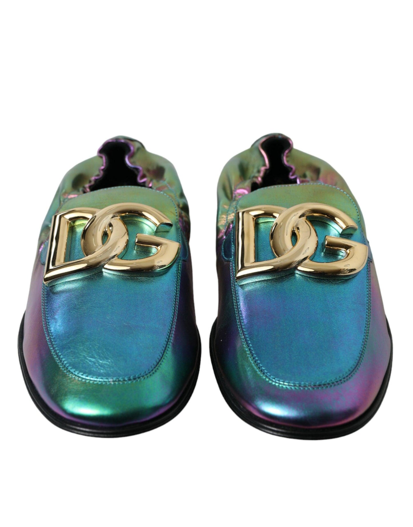 Dolce & Gabbana Elegant Iridescent Loafers for Gents - Arichezz.store