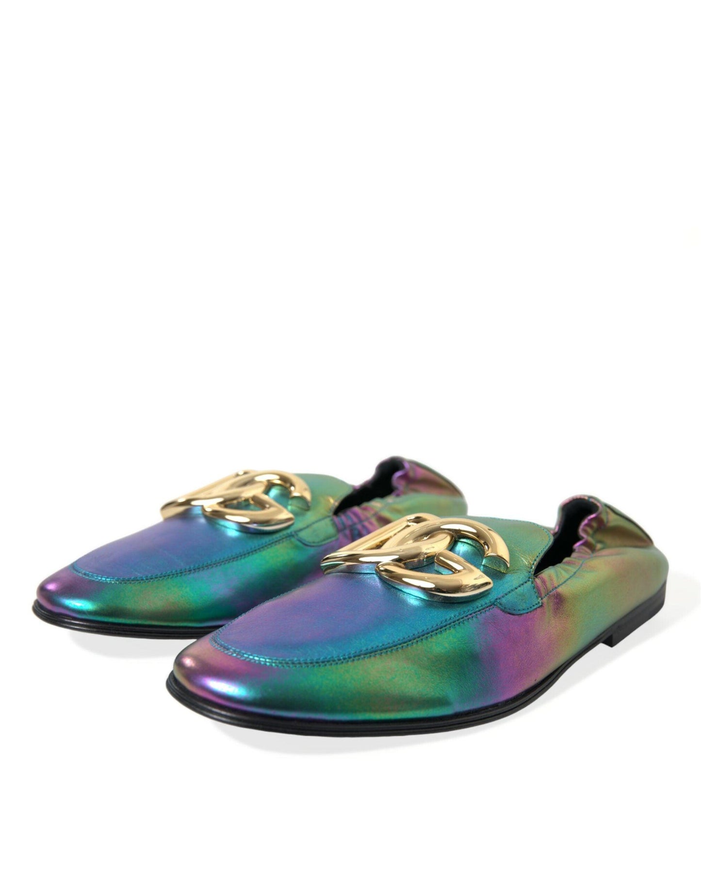 Dolce & Gabbana Elegant Iridescent Loafers for Gents - Arichezz.store