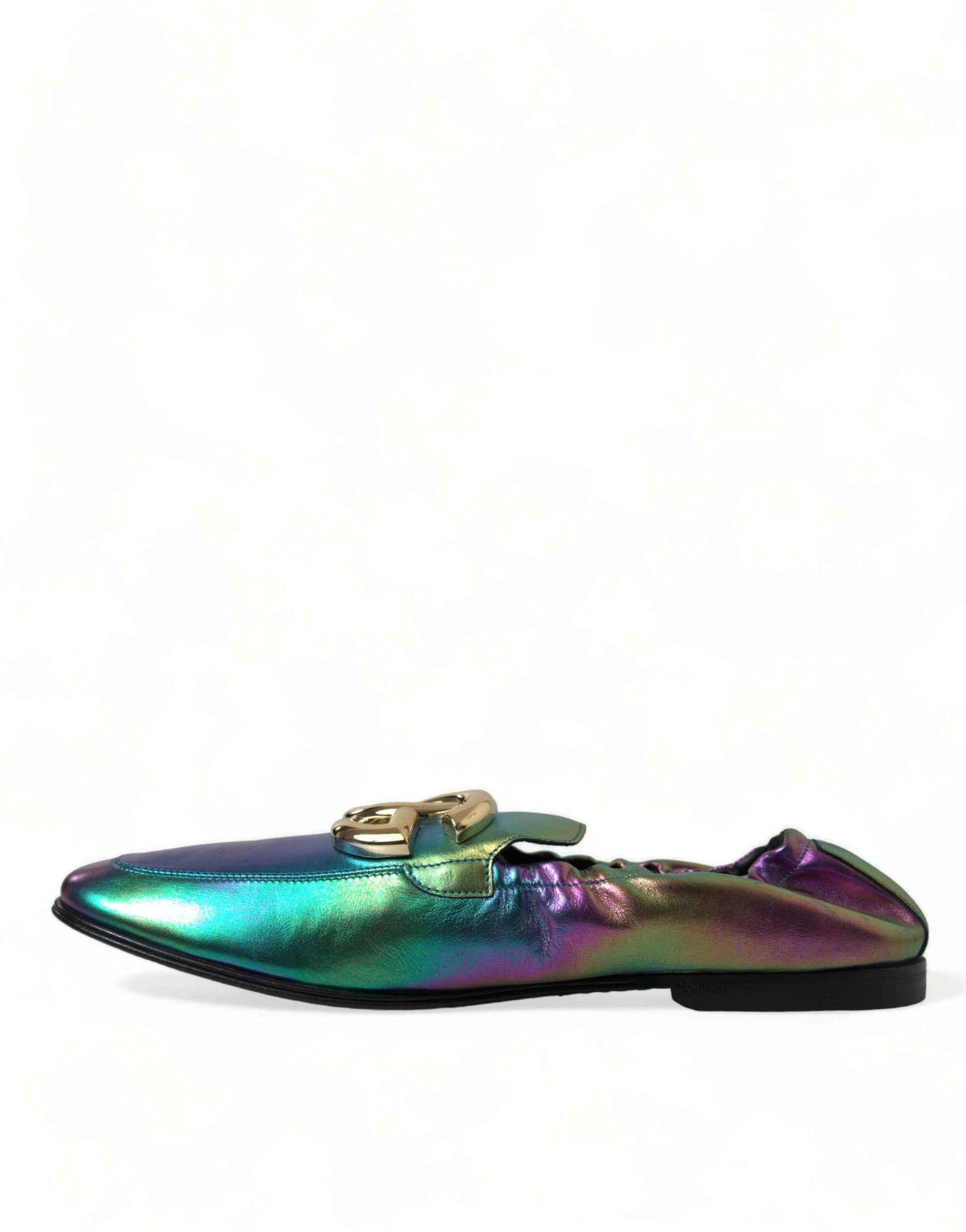 Dolce & Gabbana Elegant Iridescent Loafers for Gents - Arichezz.store