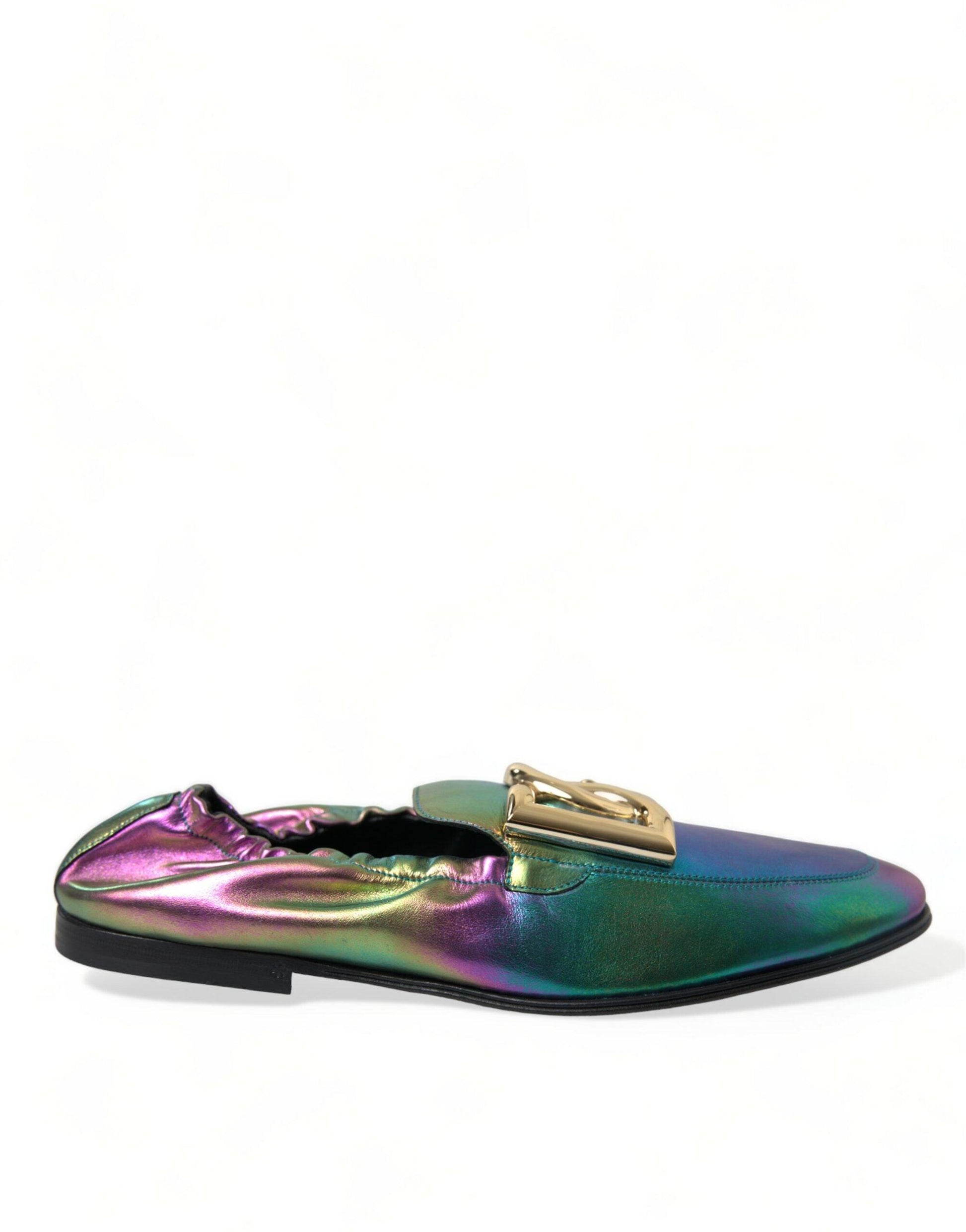 Dolce & Gabbana Elegant Iridescent Loafers for Gents - Arichezz.store