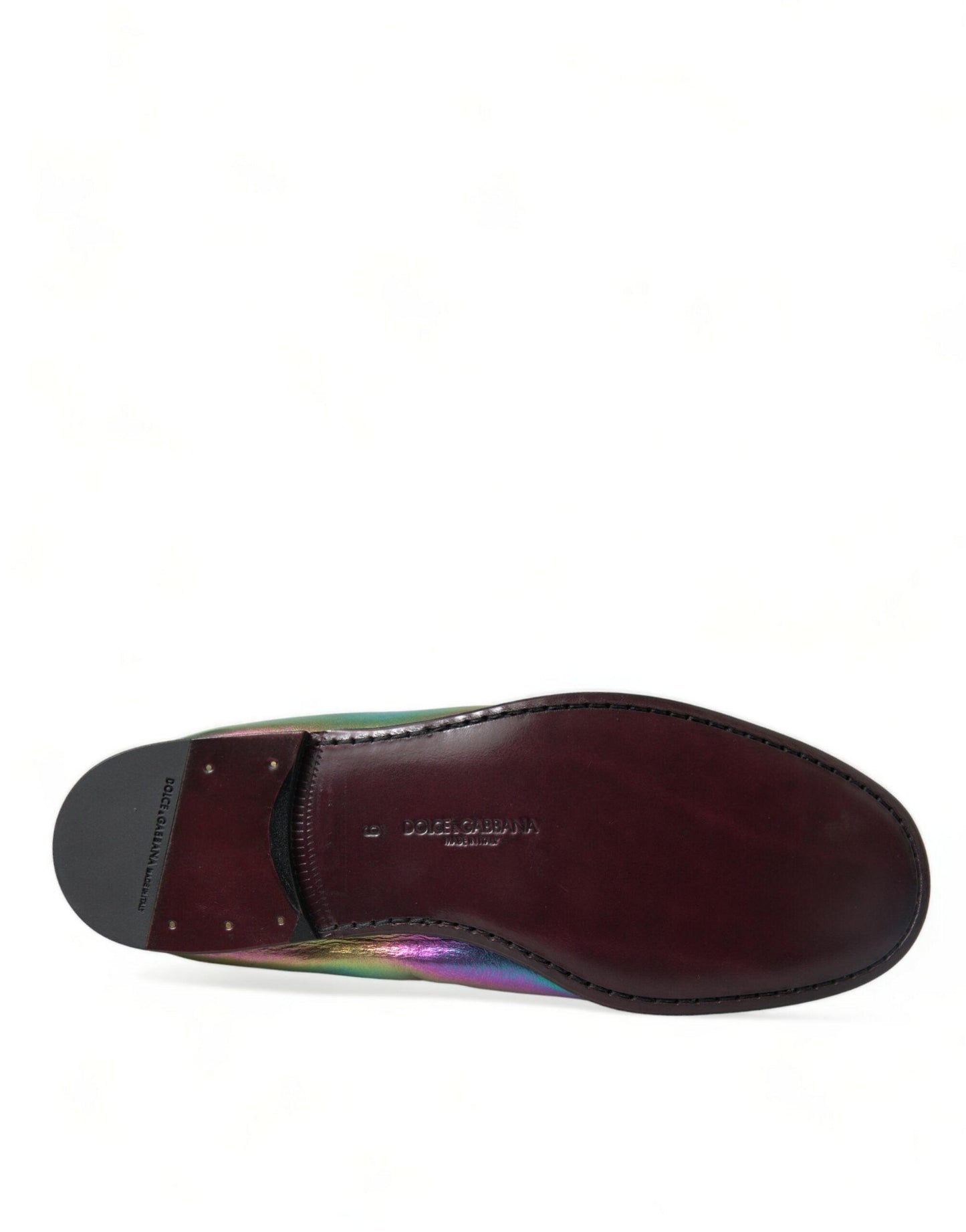 Dolce & Gabbana Elegant Iridescent Loafers for Gents - Arichezz.store