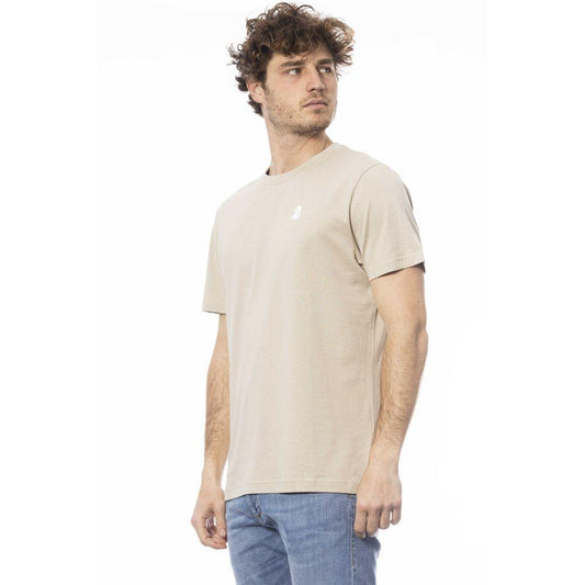 Invicta Beige Cotton Men T-Shirt - Arichezz.store