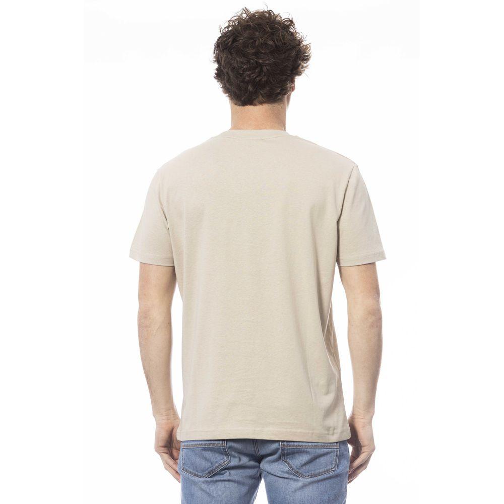 Invicta Beige Cotton Men T-Shirt - Arichezz.store