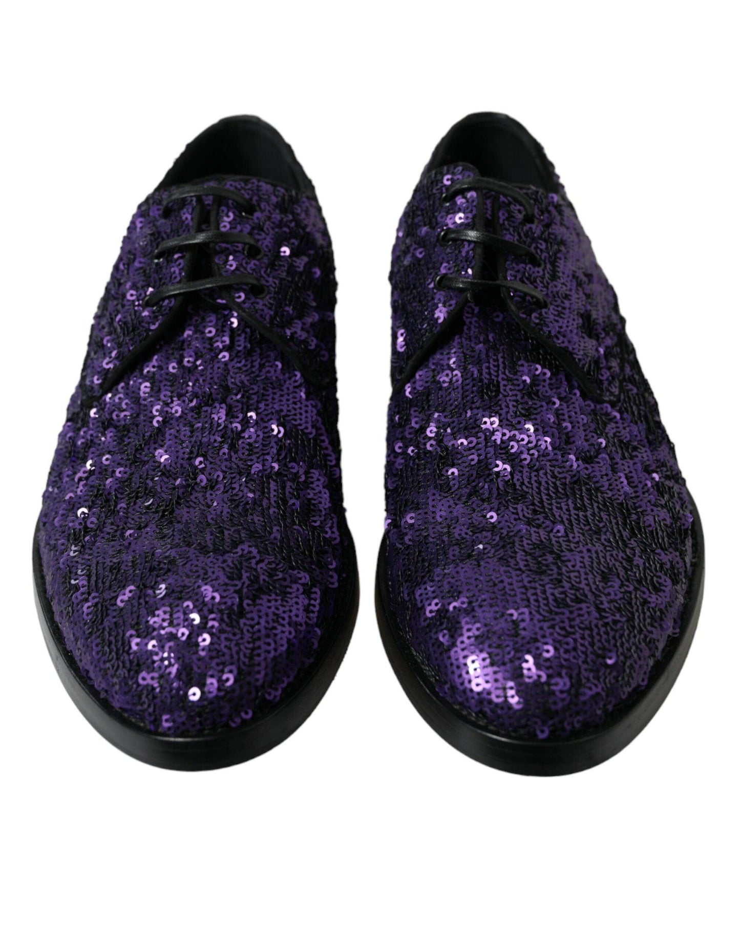 Dolce & Gabbana Elegant Sequined Oxford Dress Shoes - Arichezz.store