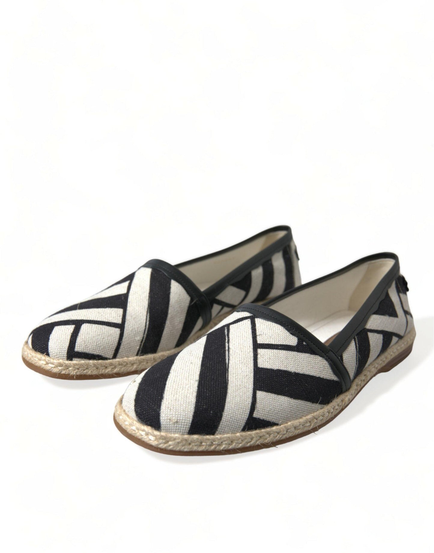 Dolce & Gabbana Chic Striped Canvas Espadrilles - Arichezz.store