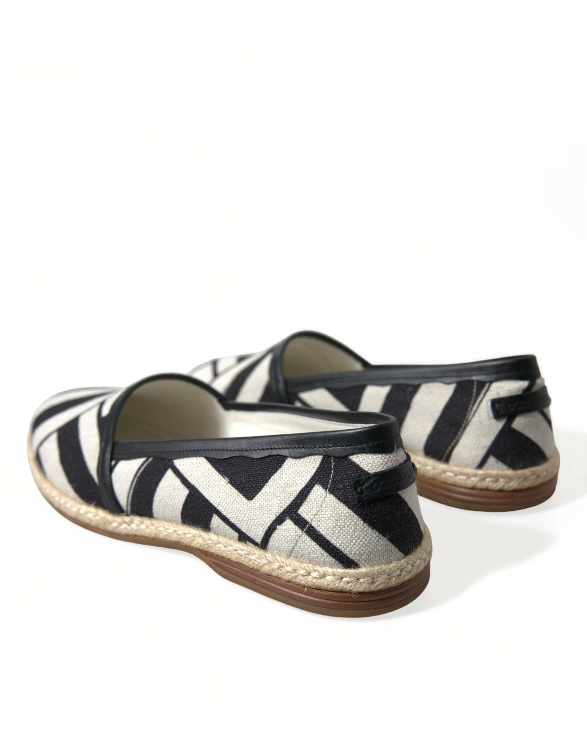 Dolce & Gabbana Chic Striped Canvas Espadrilles - Arichezz.store