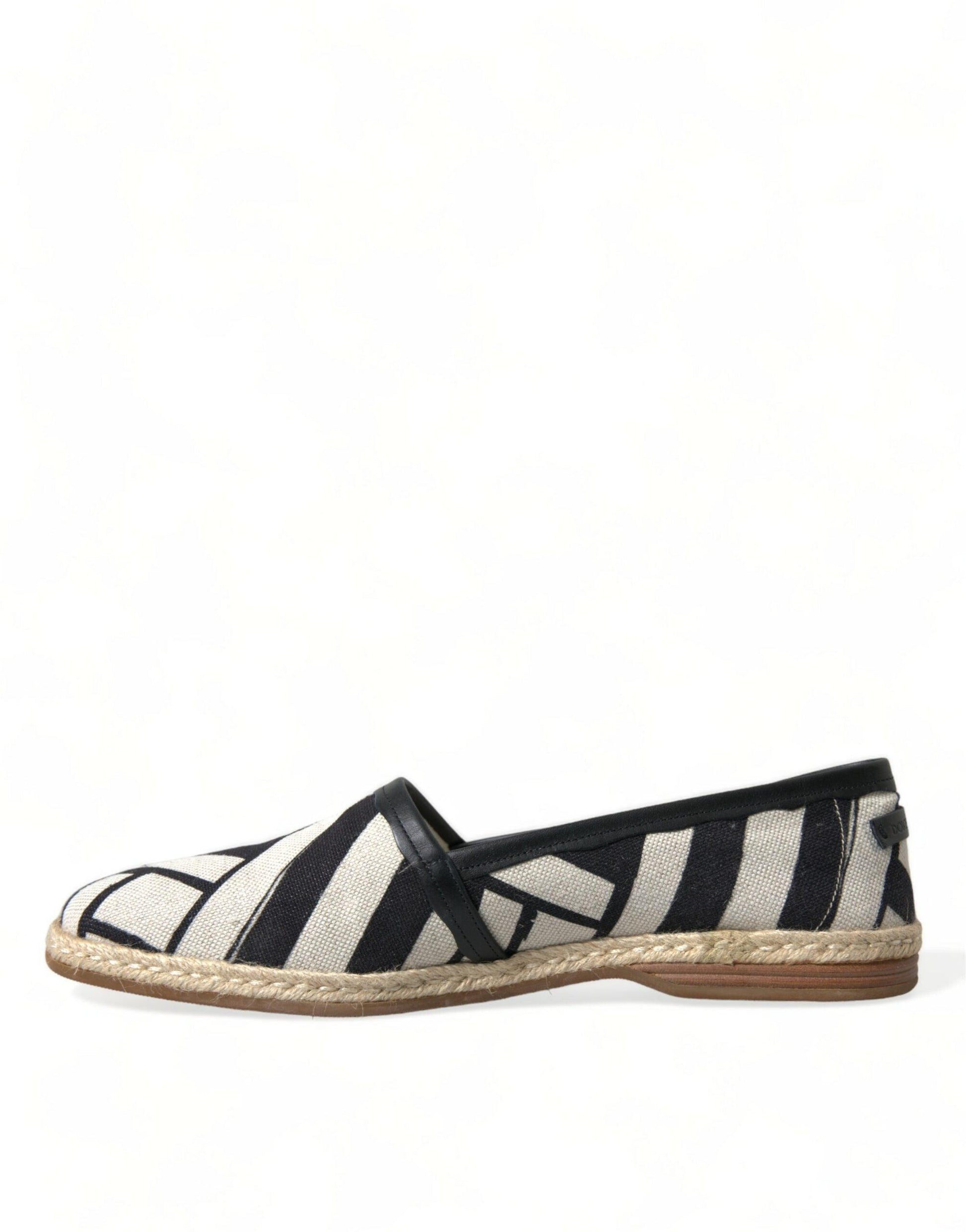 Dolce & Gabbana Chic Striped Canvas Espadrilles - Arichezz.store