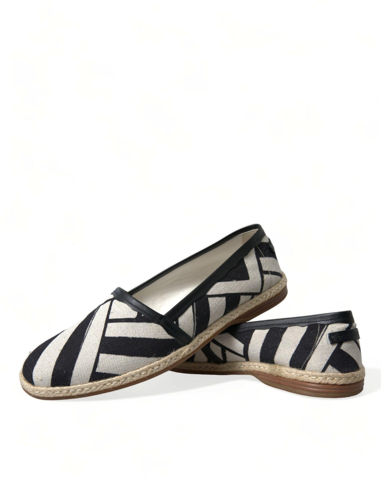 Dolce & Gabbana Chic Striped Canvas Espadrilles - Arichezz.store