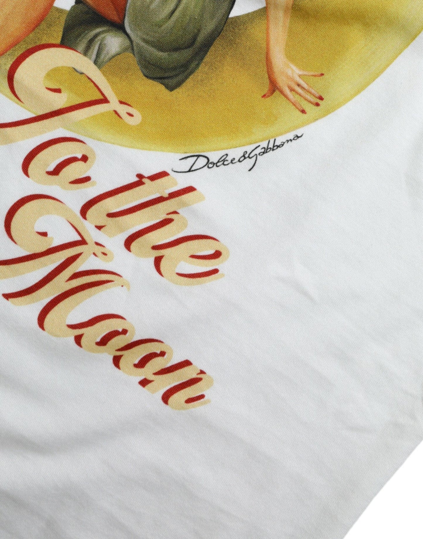 Dolce & Gabbana Elegant White Cotton Crew Neck Tee - Arichezz.store